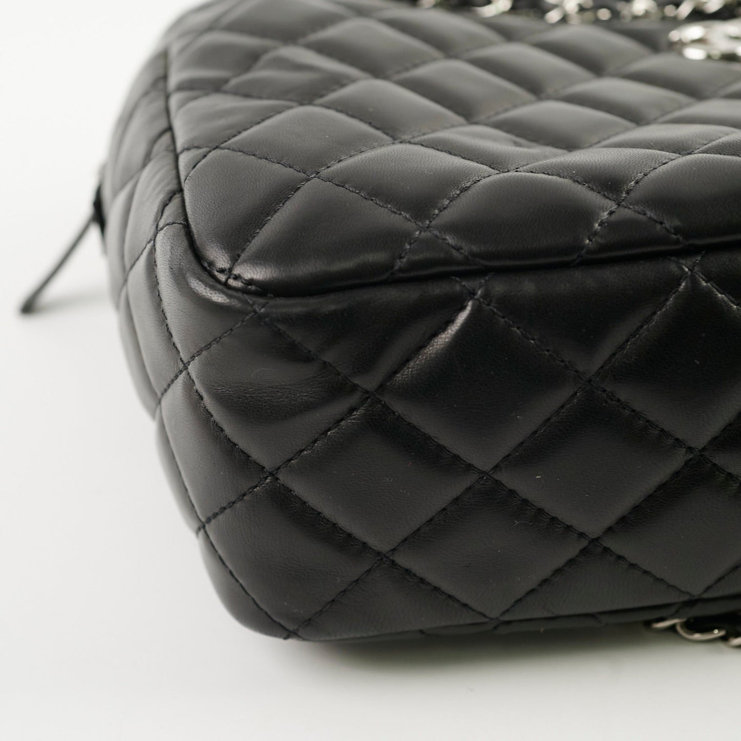 Chanel  Bowling Bag Black Lambskin - Series 12
