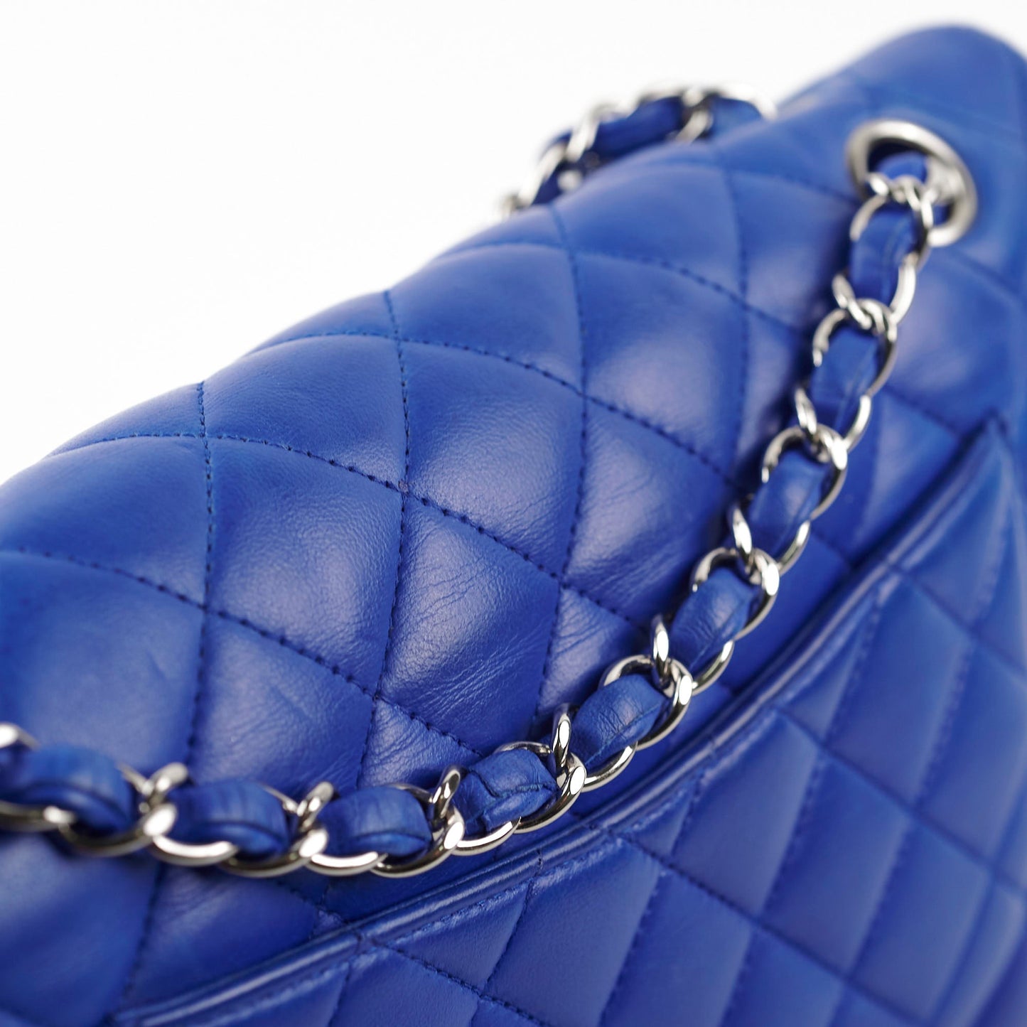 Chanel Classic Flap Medium/Large M/L Lambskin Dark Blue