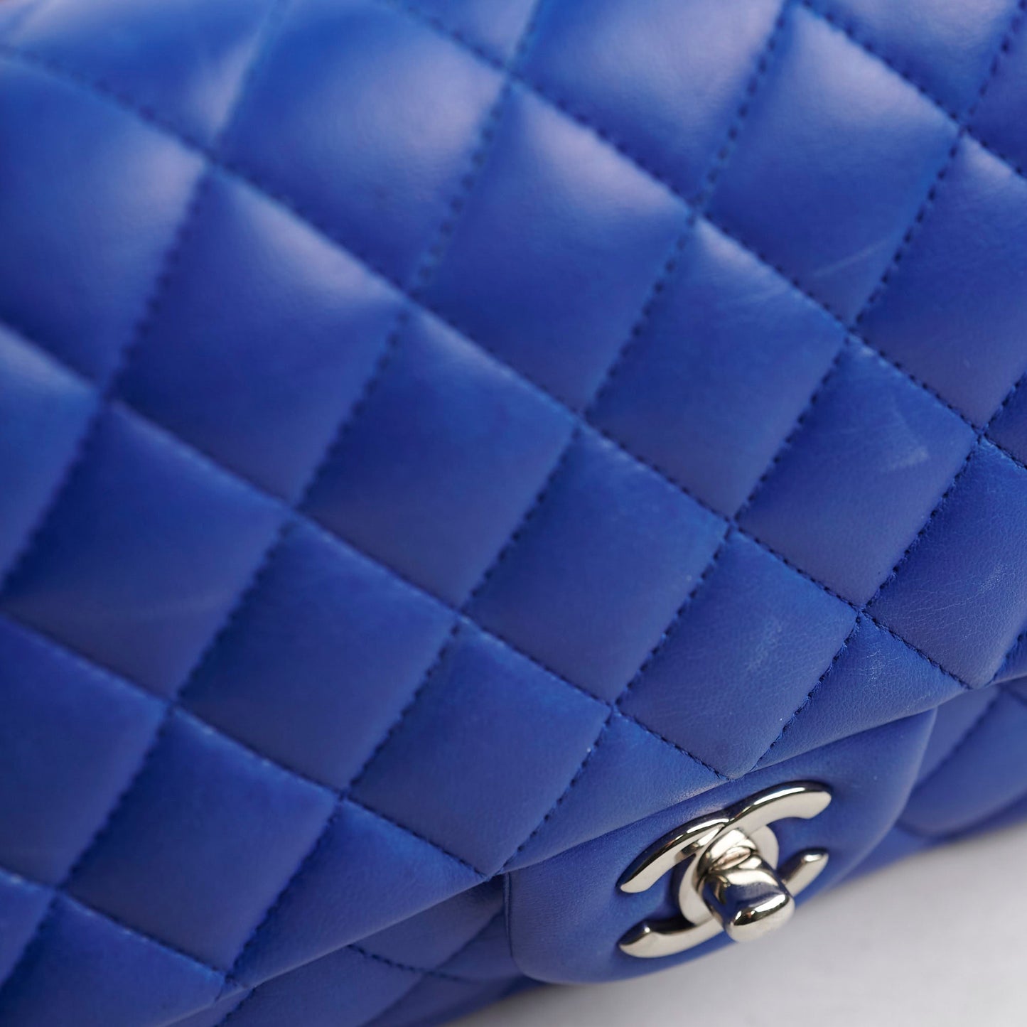 Chanel Classic Flap Medium/Large M/L Lambskin Dark Blue