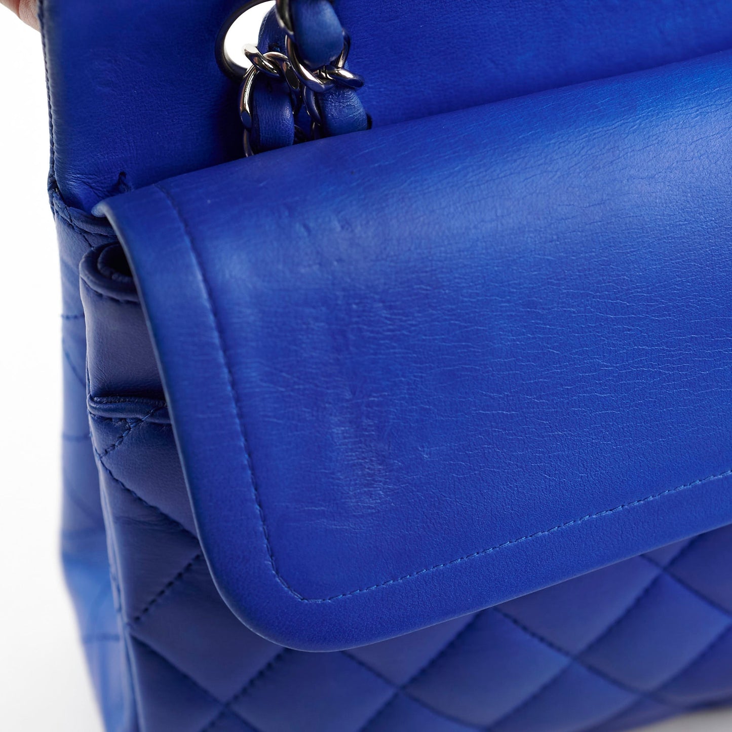 Chanel Classic Flap Medium/Large M/L Lambskin Dark Blue