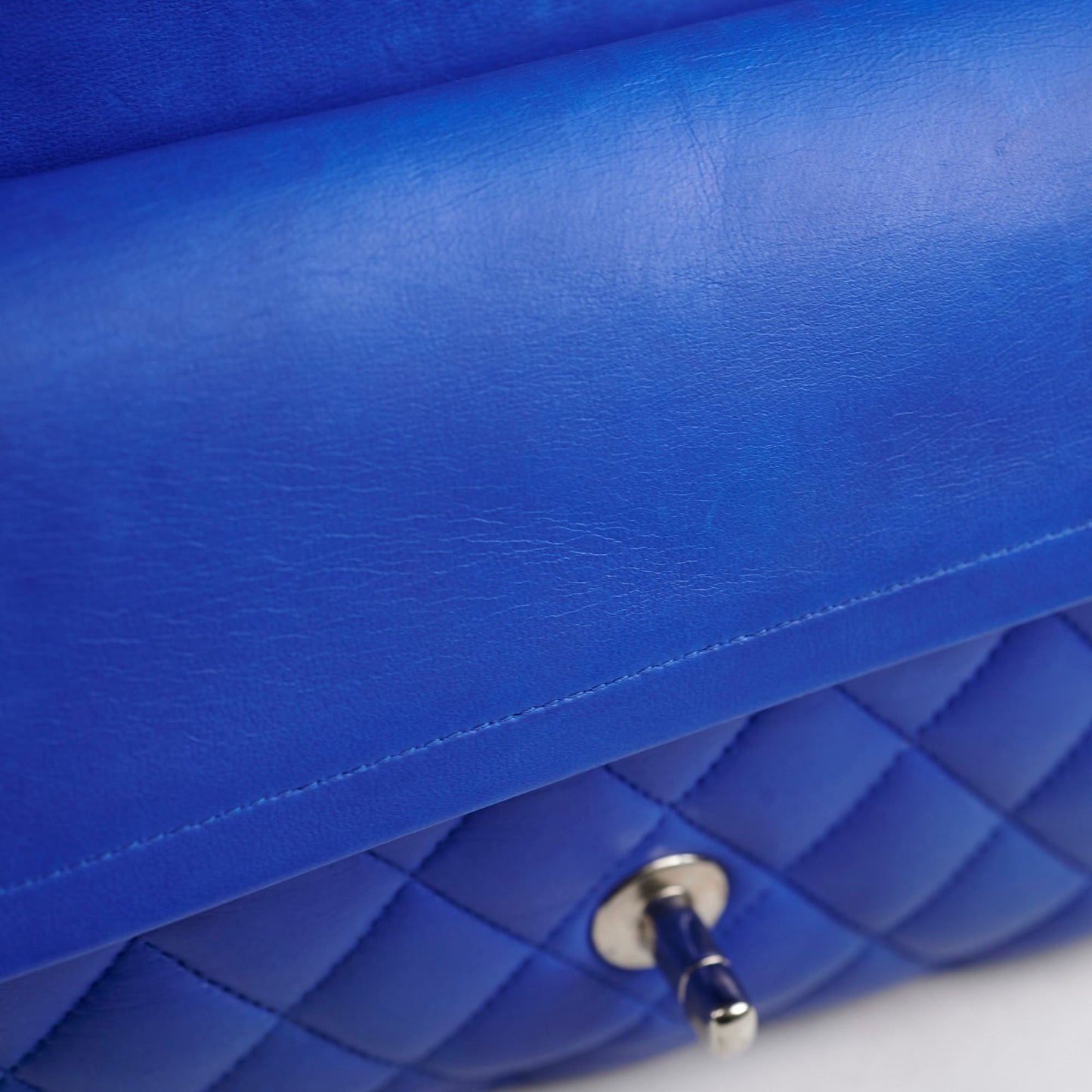 Chanel Classic Flap Medium/Large M/L Lambskin Dark Blue