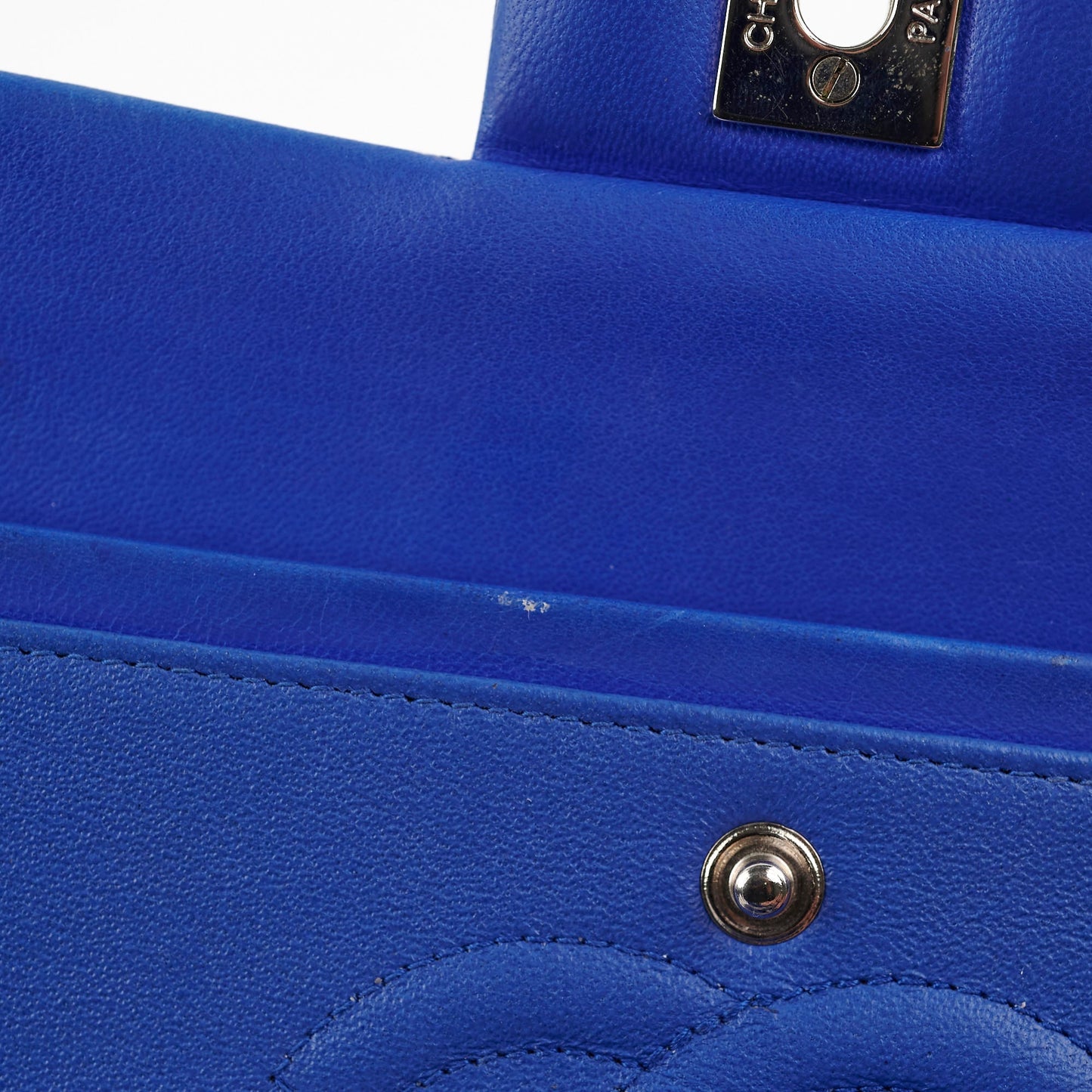 Chanel Classic Flap Medium/Large M/L Lambskin Dark Blue