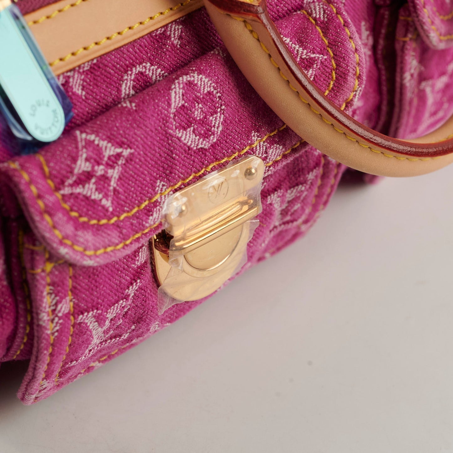 Louis Vuitton 2006 Pink Denim Speedy Noe