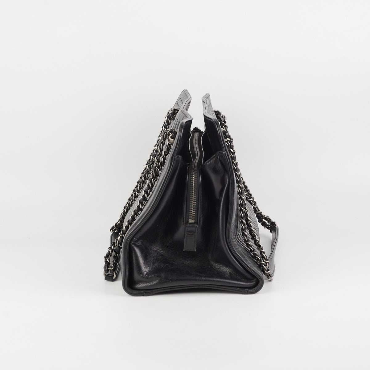 Chanel Korean Garden Shopping Tote Black