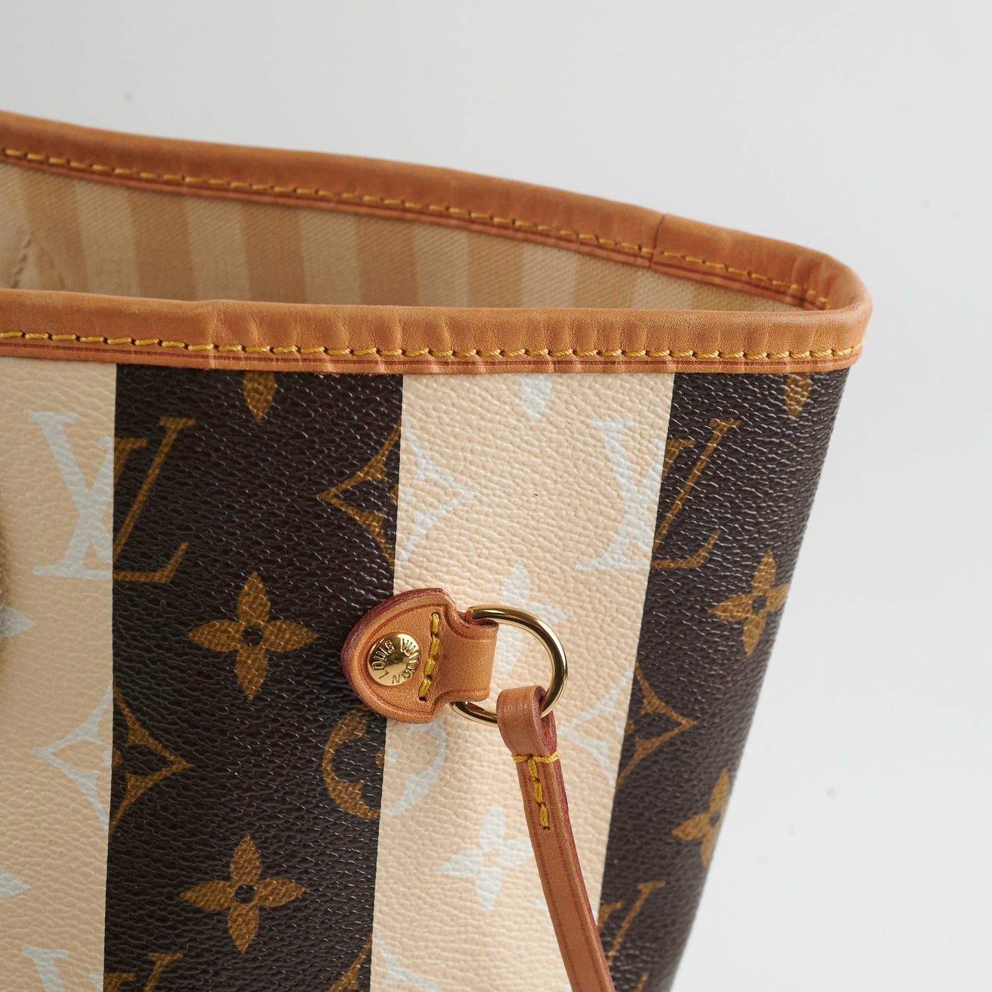 Louis Vuitton   Neverfull MM Rayures Monogram Shoulder Bag