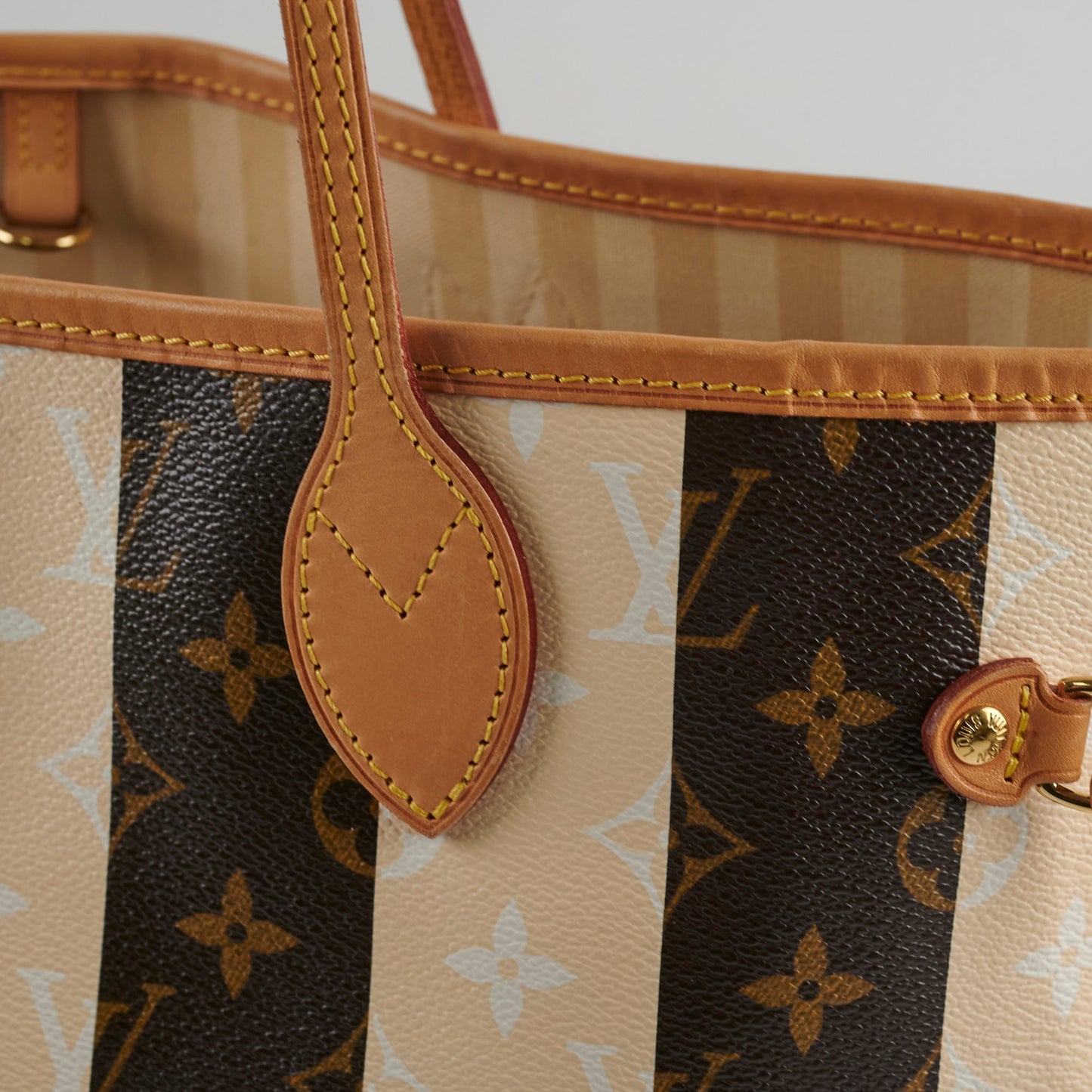 Louis Vuitton   Neverfull MM Rayures Monogram Shoulder Bag