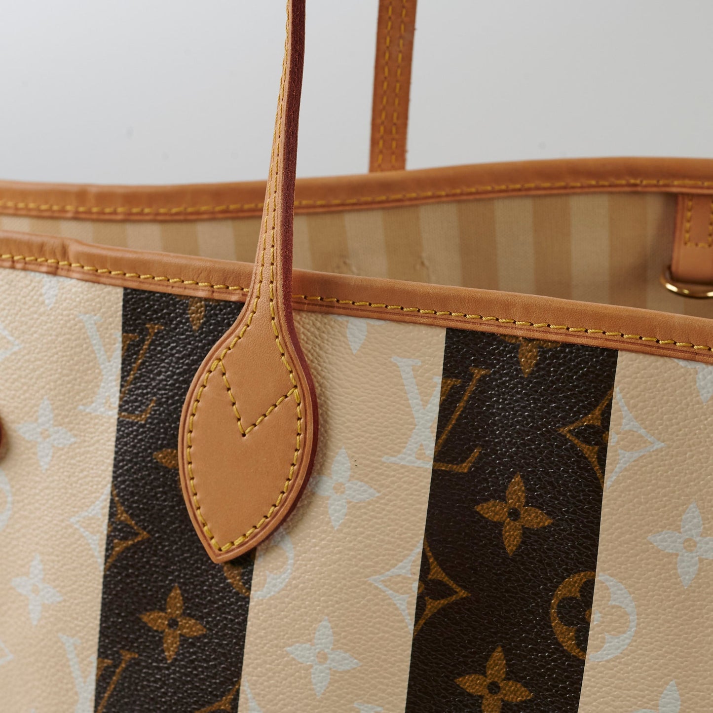 Louis Vuitton   Neverfull MM Rayures Monogram Shoulder Bag
