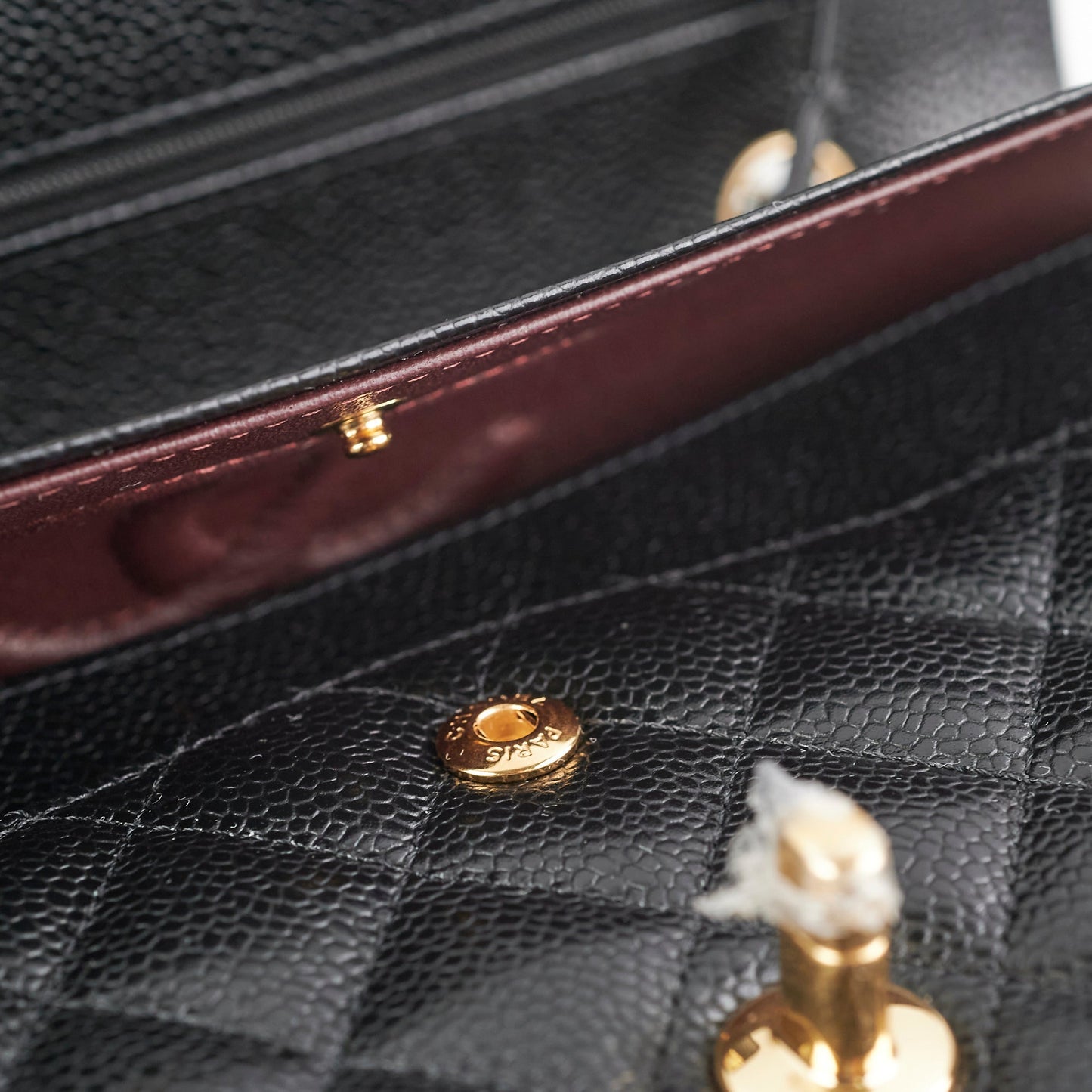 Chanel Medium/Large Double Classic Flap Caviar Black 2023