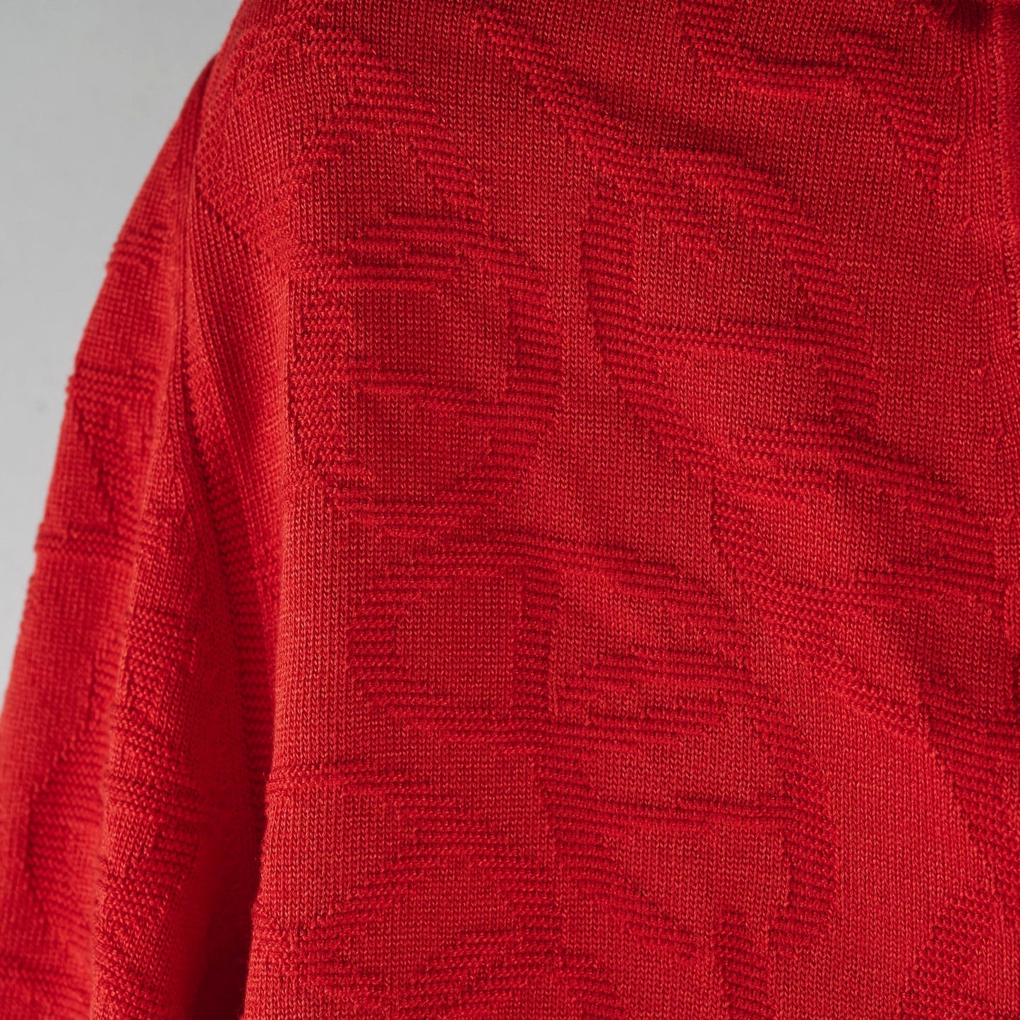 Hermes Naoussa Long Sleeve Cardigan Red Size 36