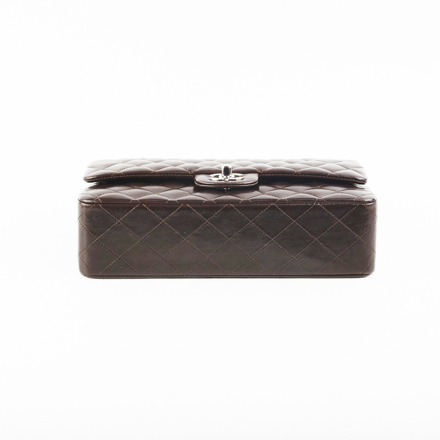 Chanel Medium/Large Classic Double Flap Dark Chocolate