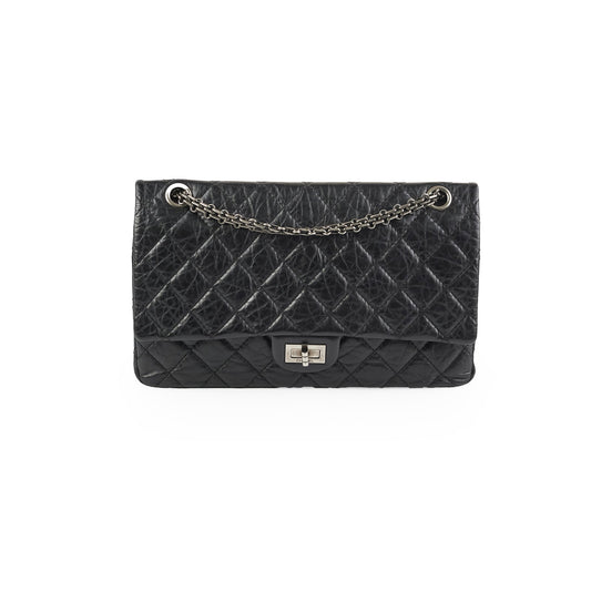 Chanel Reissue 226 Black Calfskin Shoulder Bag