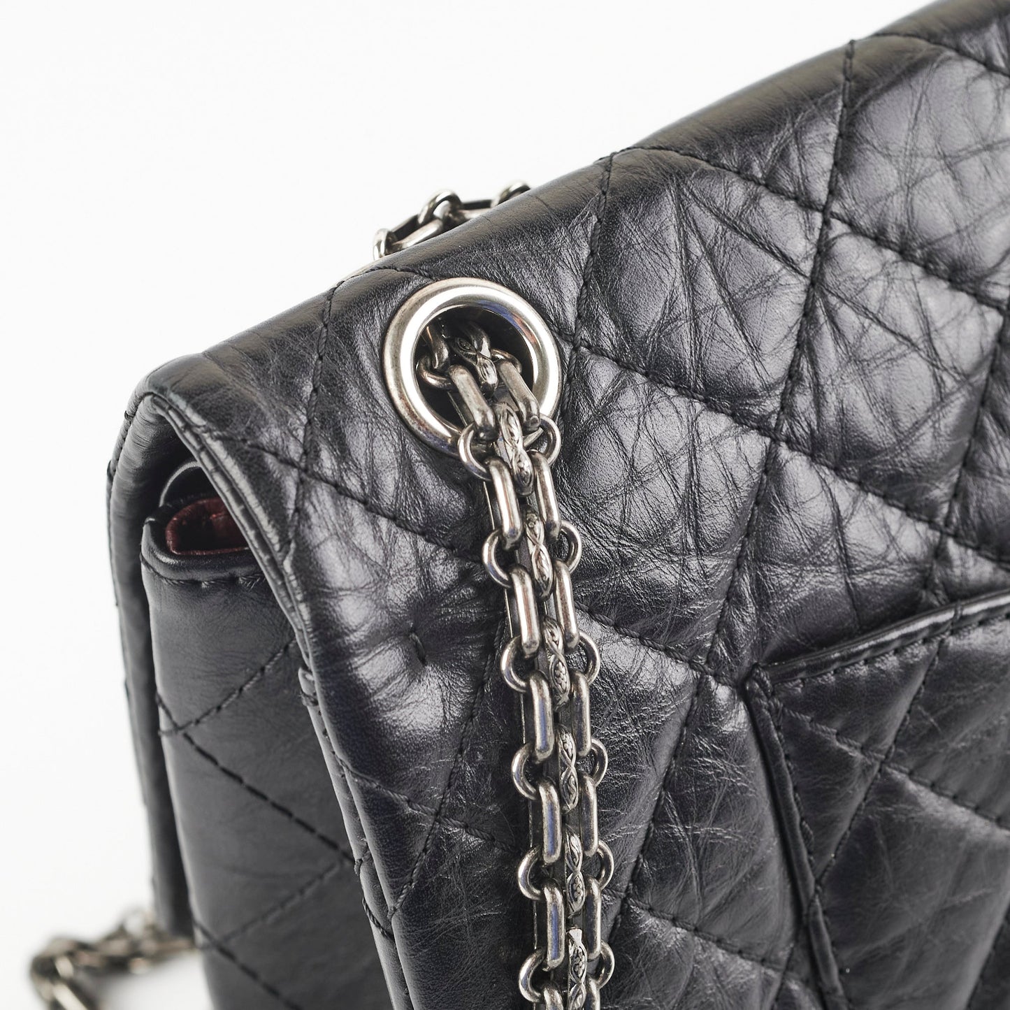 Chanel Reissue 226 Black Calfskin Shoulder Bag