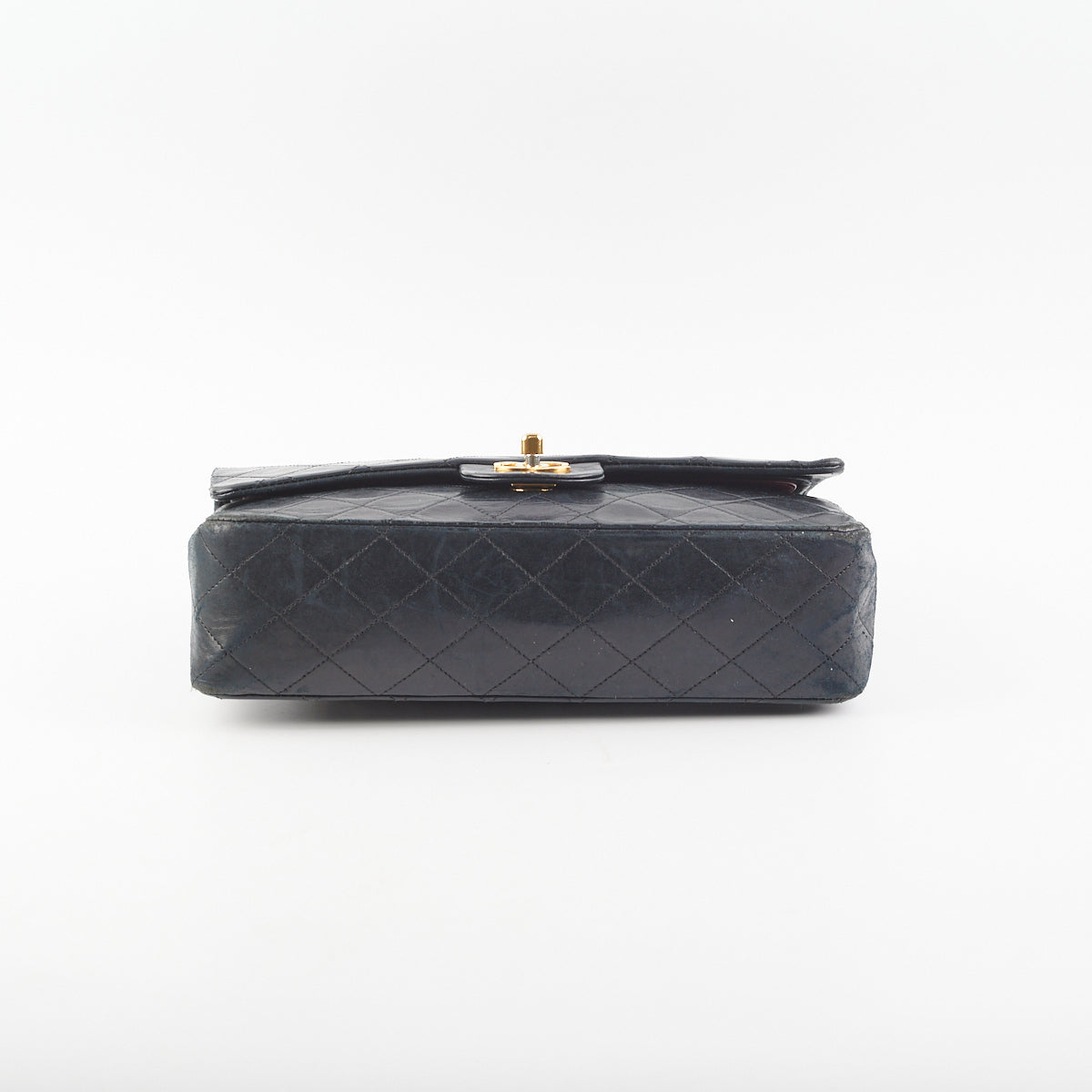 Chanel  Quilted Lambskin Medium/Large Black 24k GHW