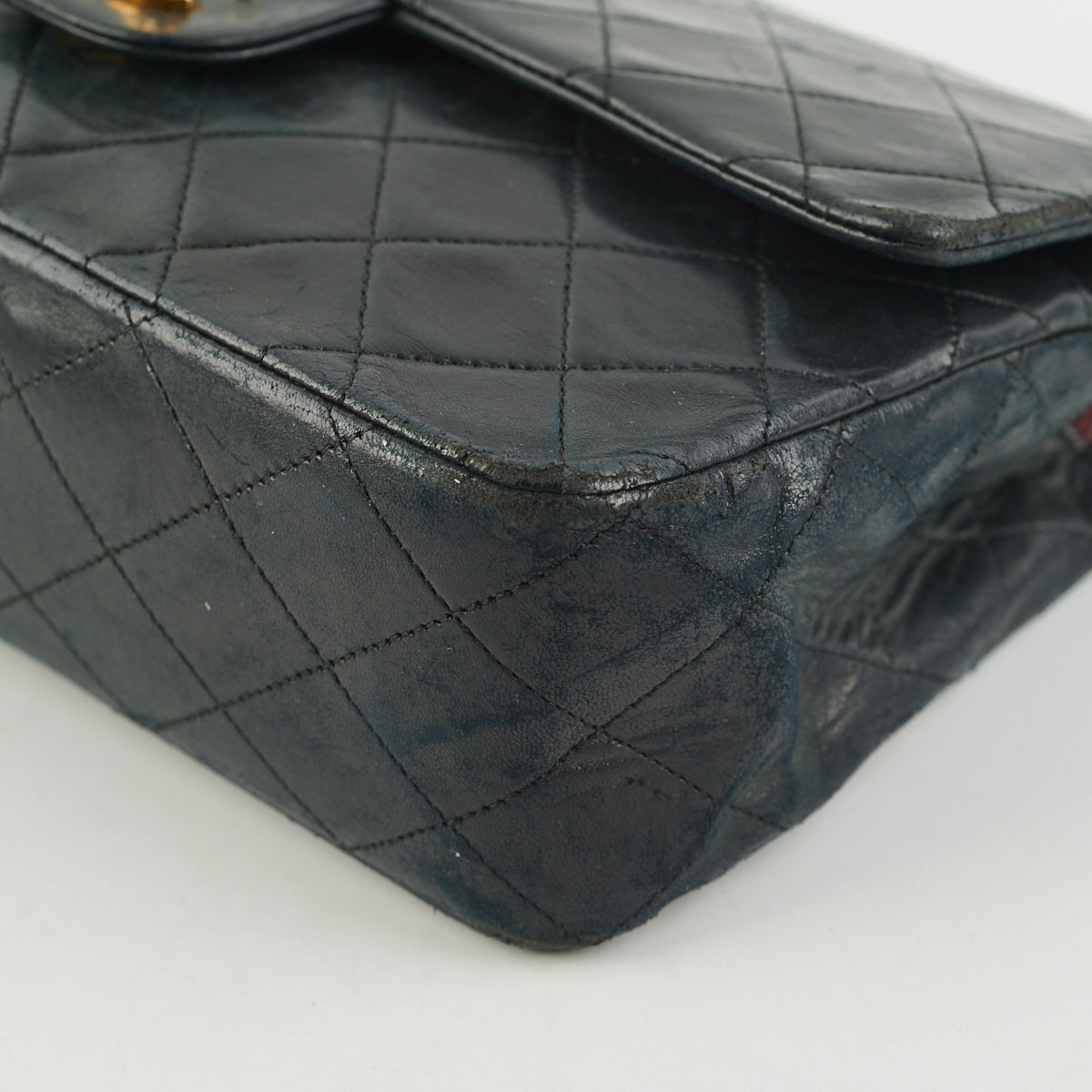 Chanel  Quilted Lambskin Medium/Large Black 24k GHW
