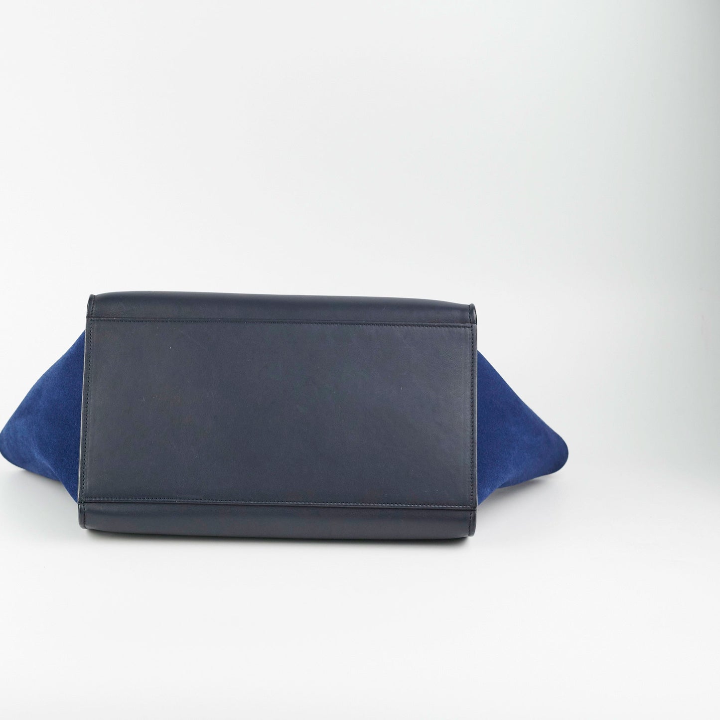 Luxury CELINE Small Trapeze Blue/Black