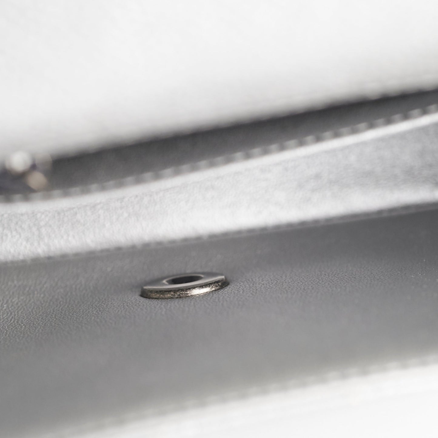 Chanel Mini Rectangular Caviar Silver
