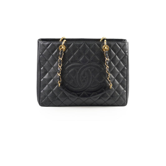 Chanel Grand Shopping Tote GST Caviar Black