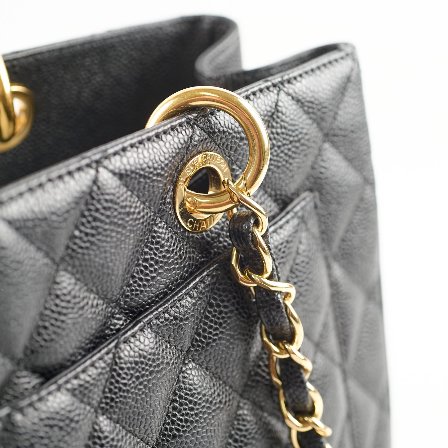 Chanel Grand Shopping Tote GST Caviar Black
