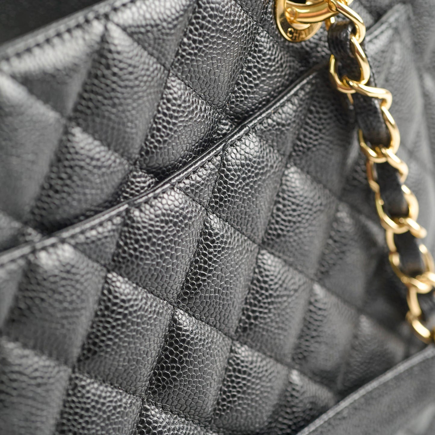 Chanel Grand Shopping Tote GST Caviar Black
