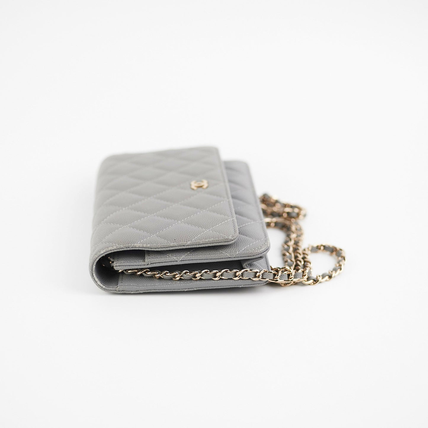 Deal of The Week - Chanel Wallet on Chain WOC Caviar Grey