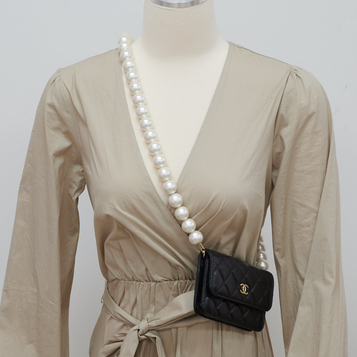 Chanel Pearl Strap Micro Bag