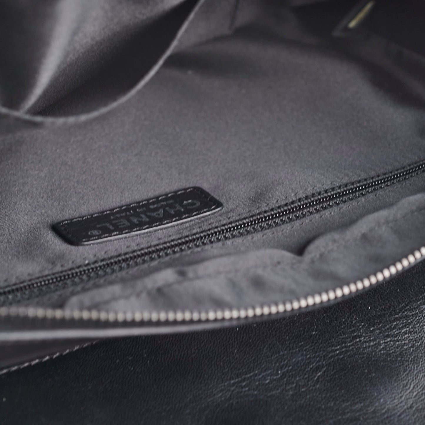 Chanel Large Seasonal Flap Black Lambskin Bag