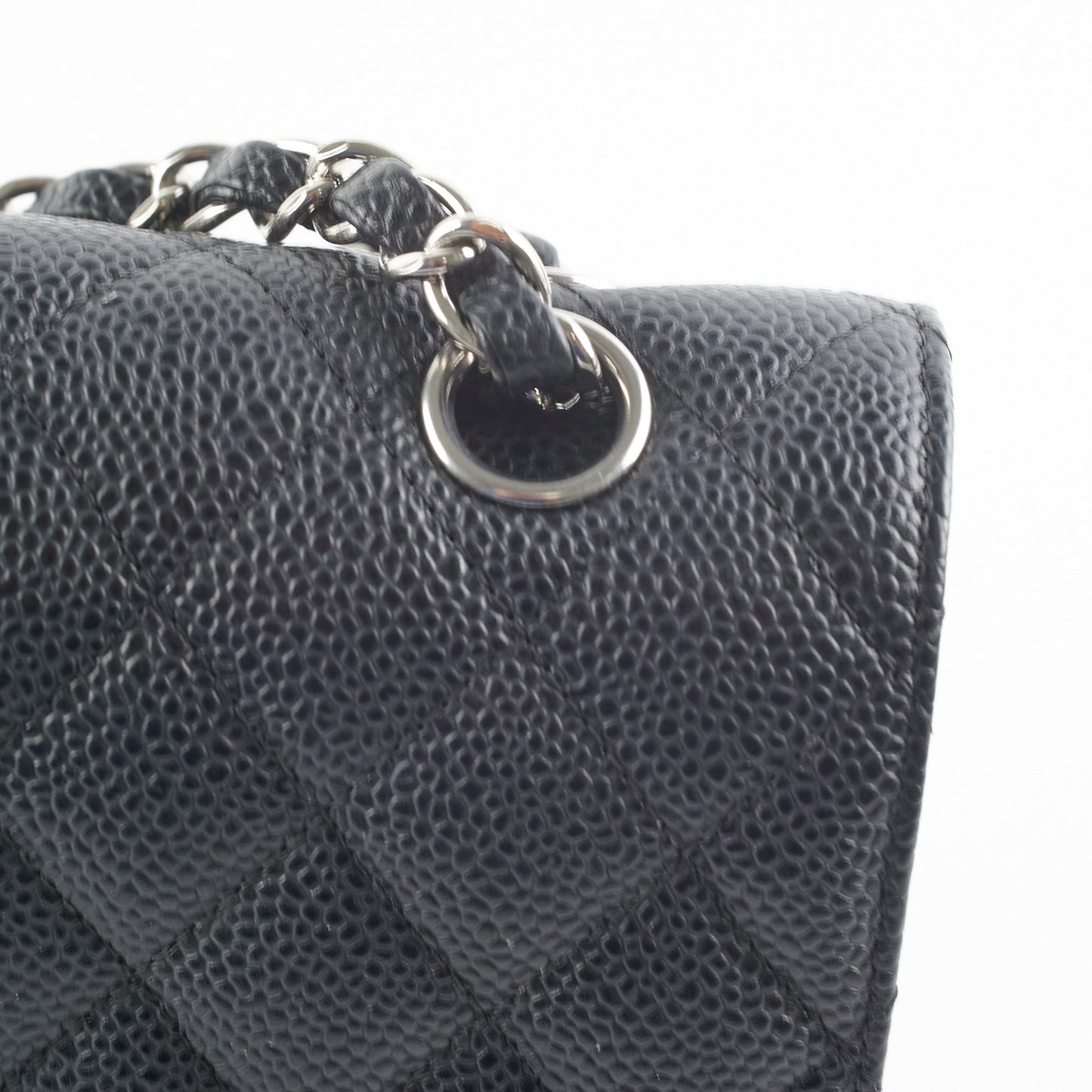Chanel Small Caviar Classic Double Flap Black - 16 series