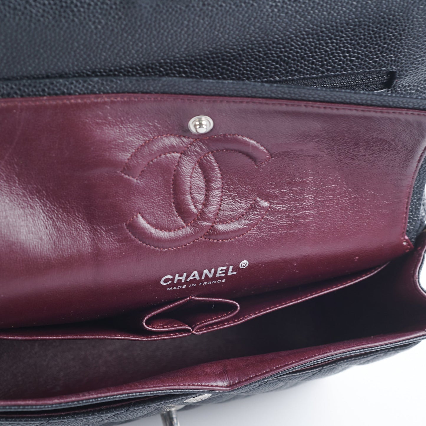 Chanel Small Caviar Classic Double Flap Black - 16 series