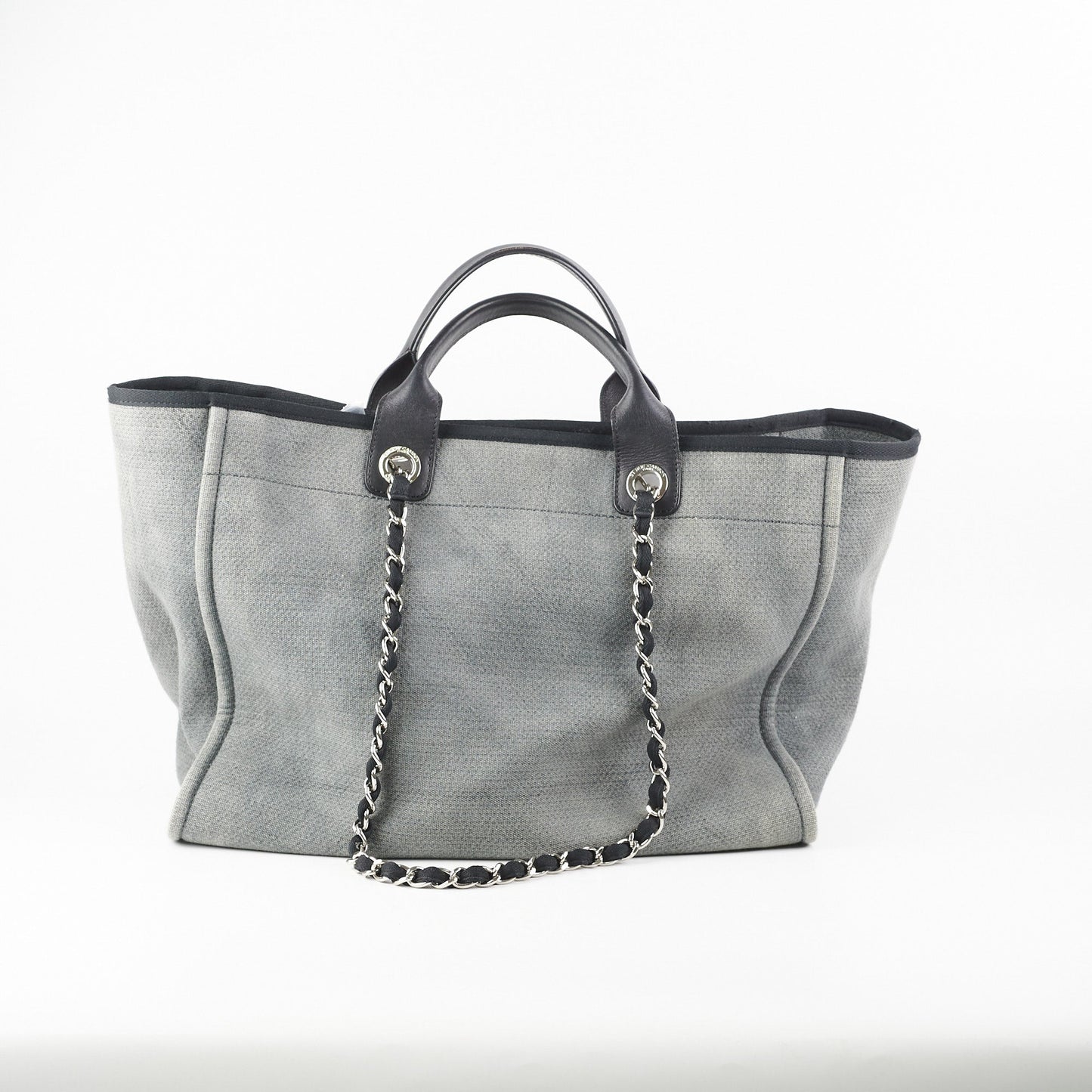 Chanel Medium Deauville Tote Grey