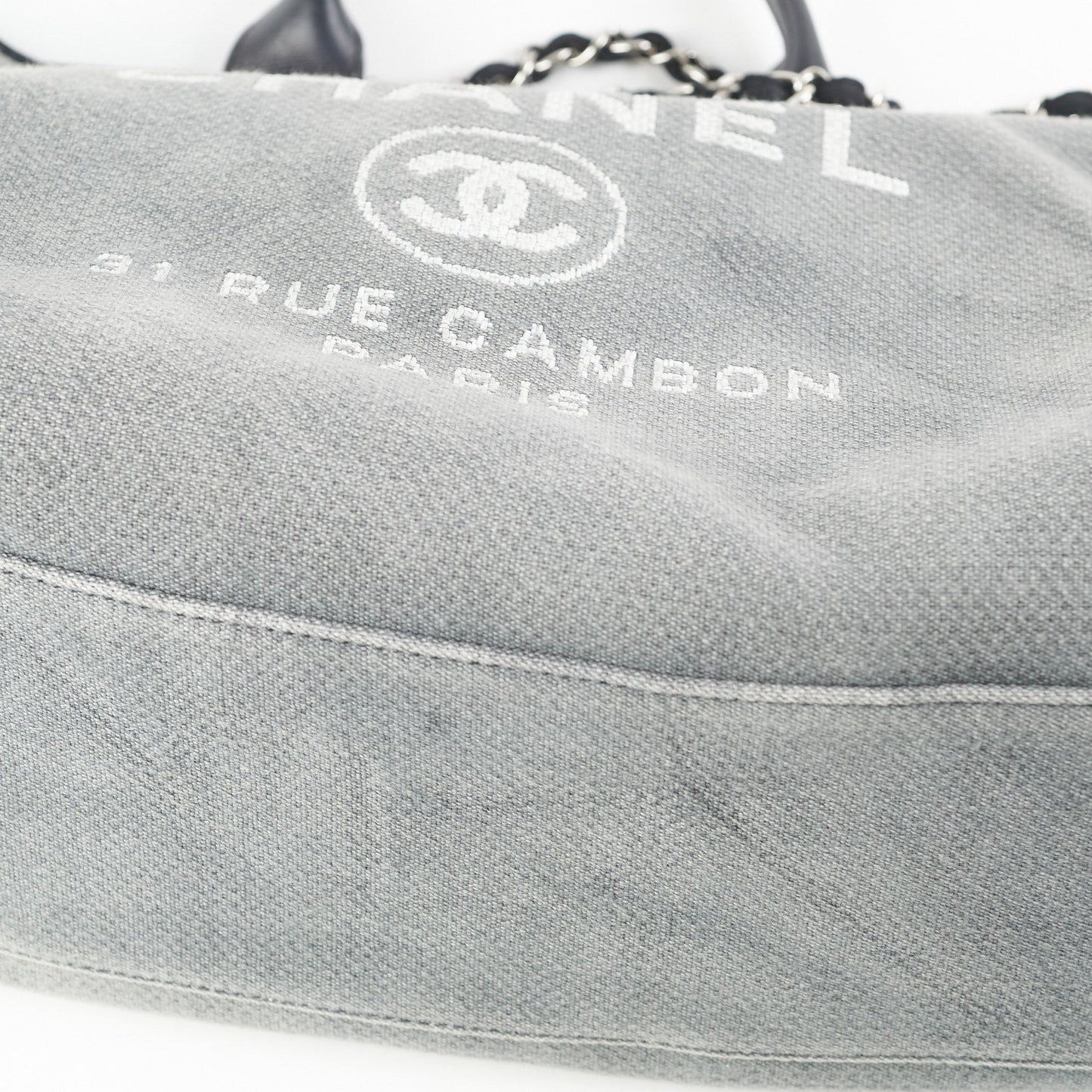 Chanel Medium Deauville Tote Grey