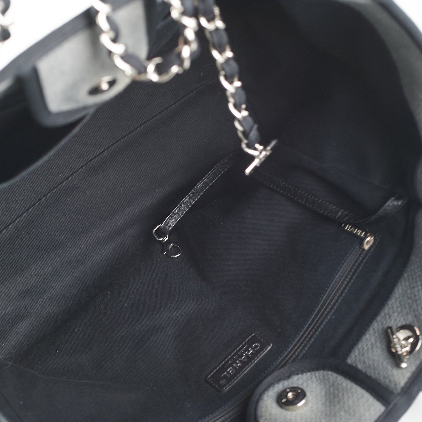 Chanel Medium Deauville Tote Grey