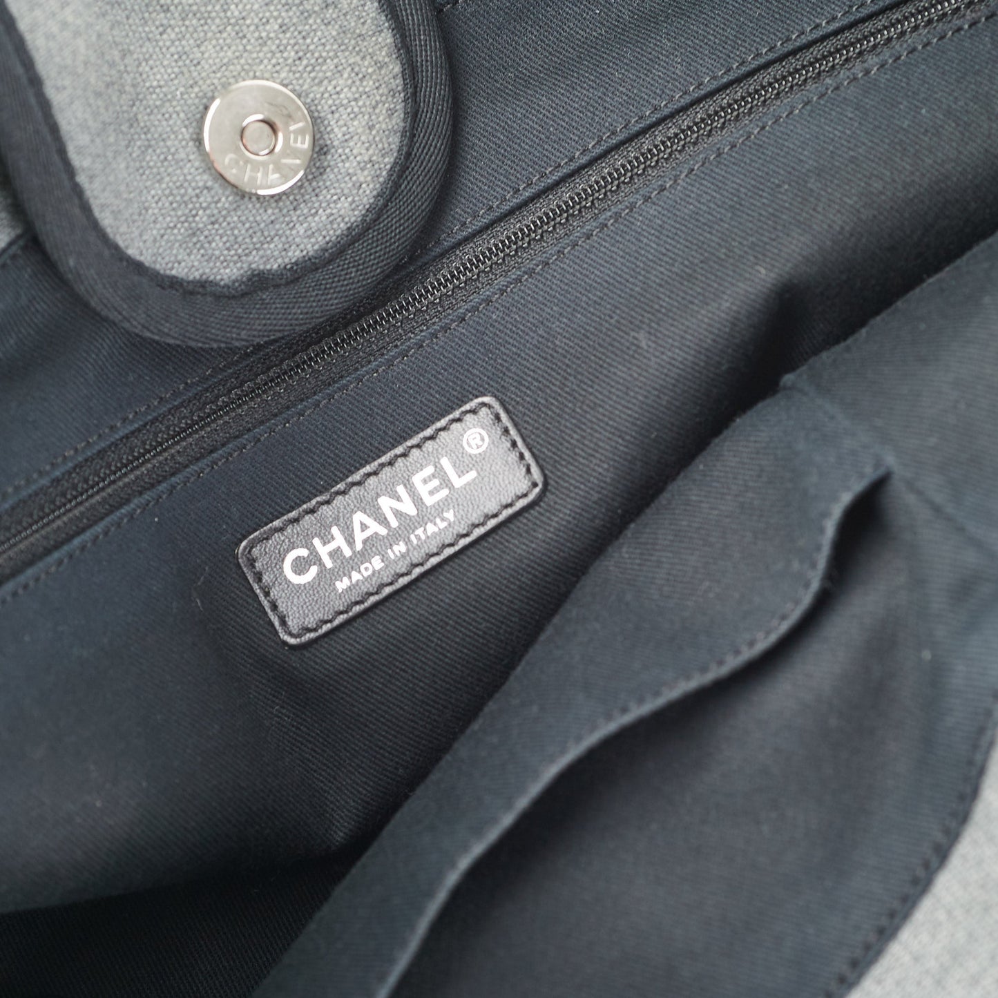 Chanel Medium Deauville Tote Grey