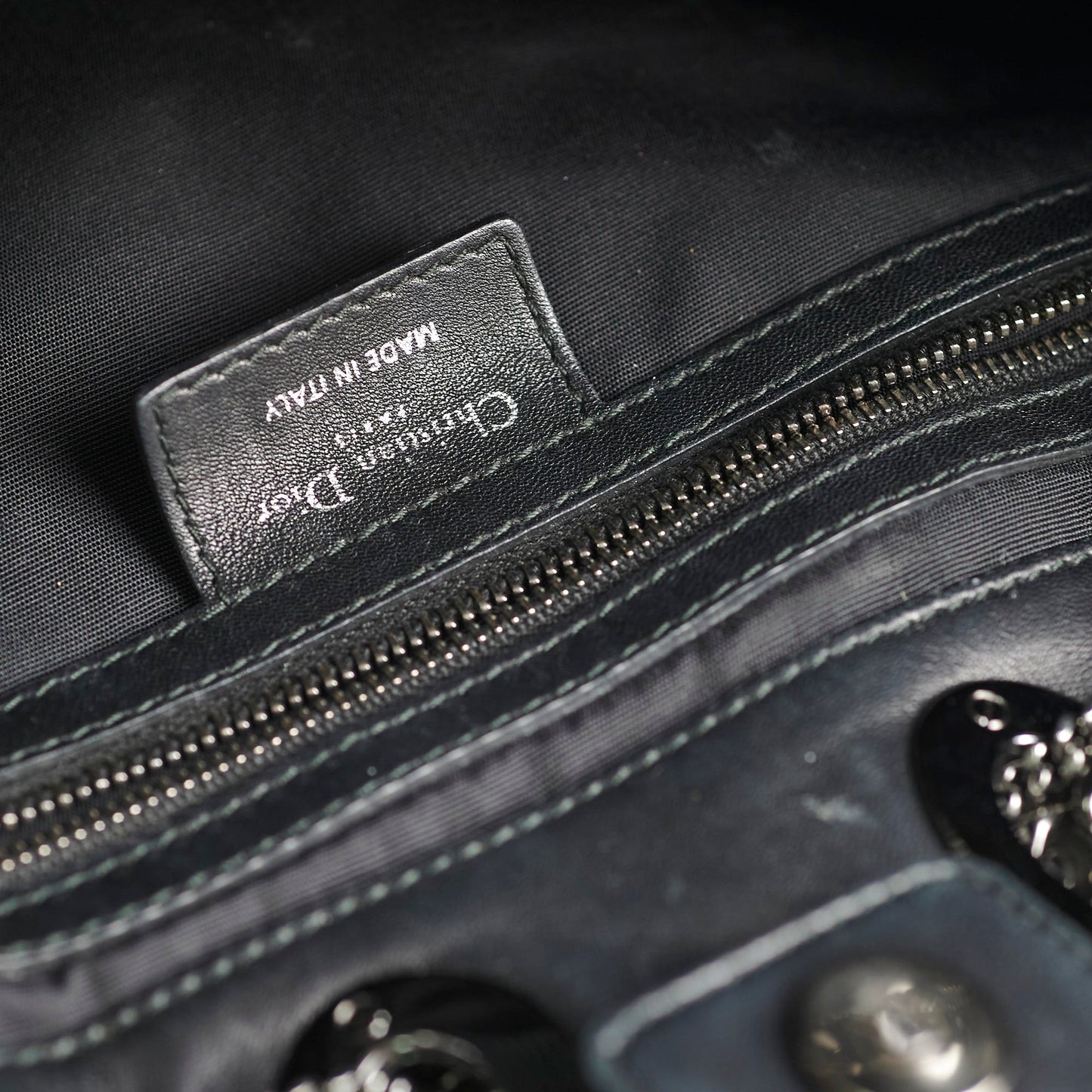 Christian Dior Cannage Chri Chri Tote Black