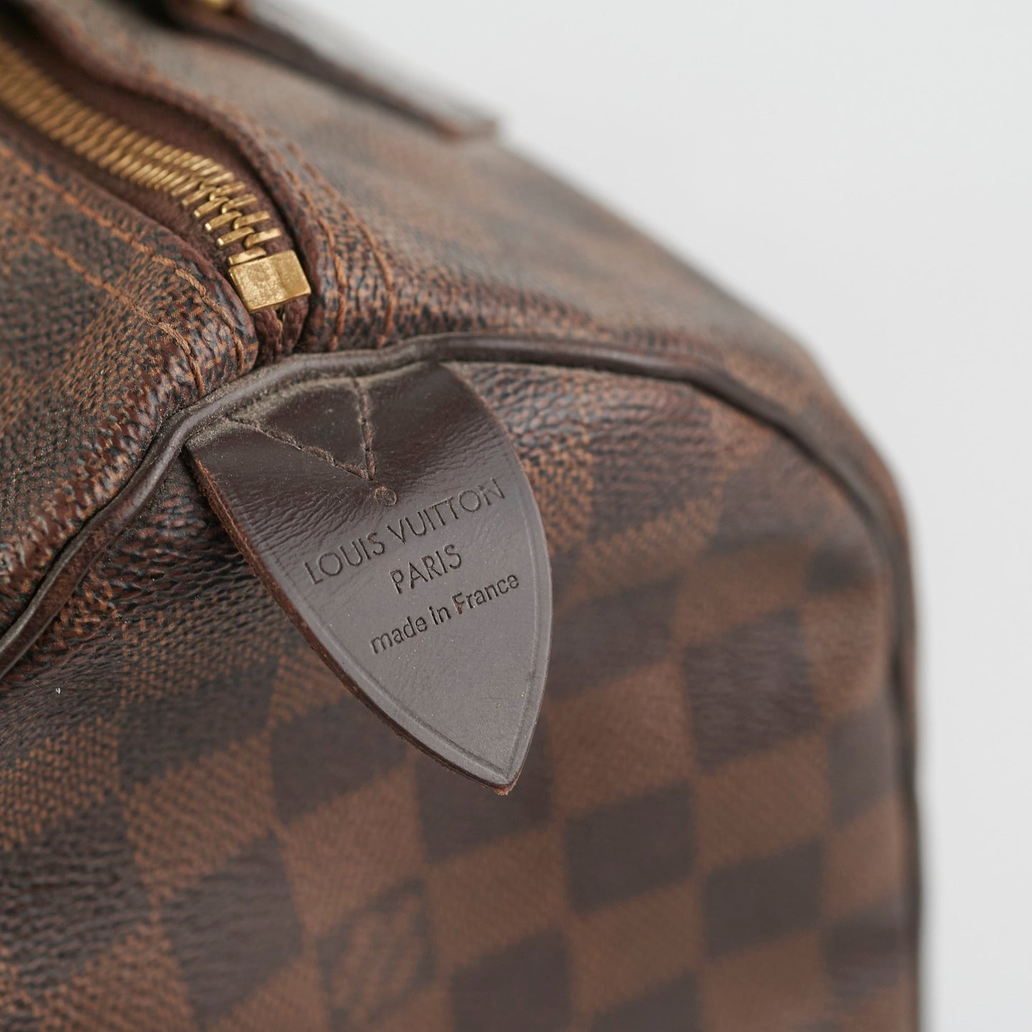 Louis Vuitton  25 Damier Ebene Bag