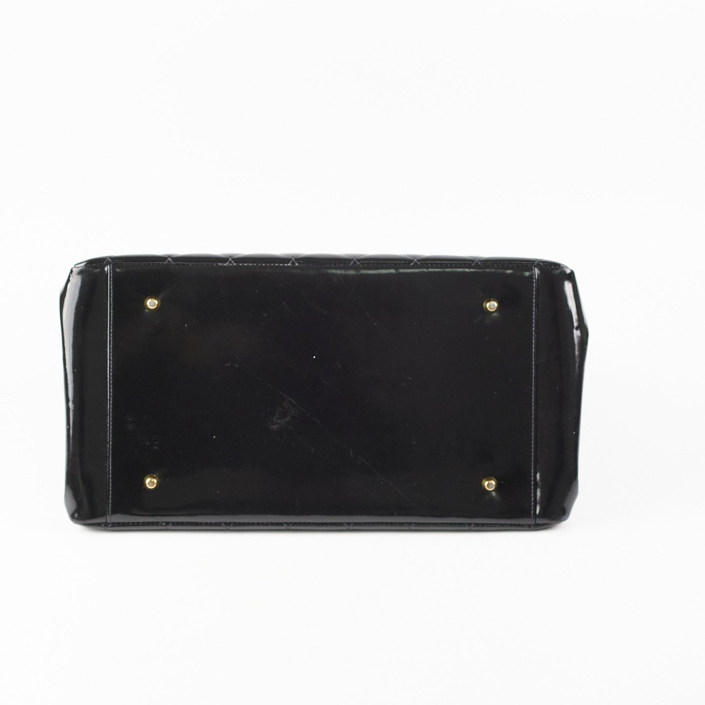 Chanel  Patent Black Tote Black