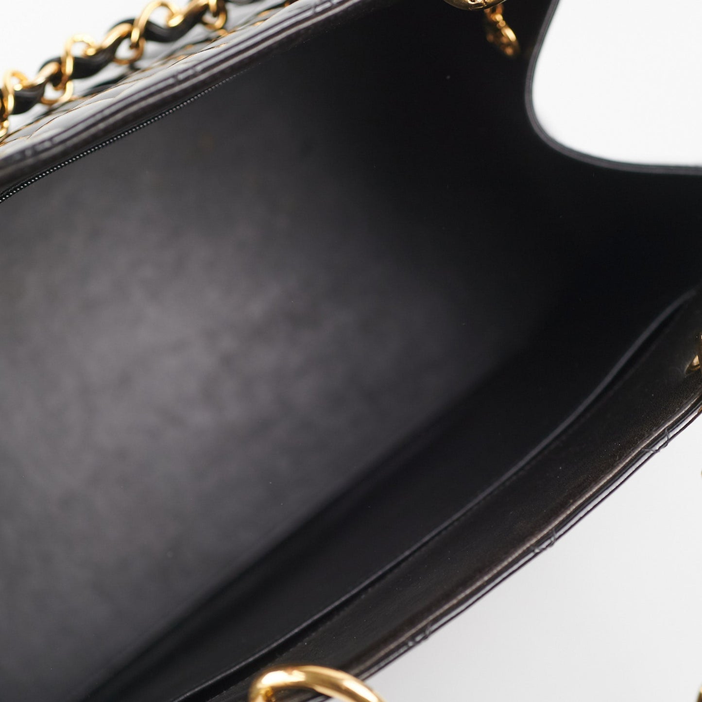Chanel  Patent Black Tote Black