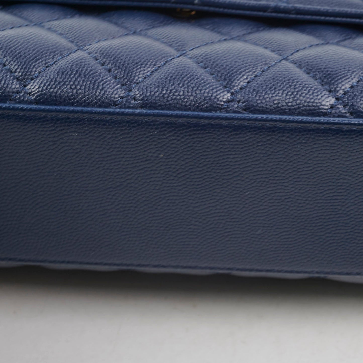 Chanel Coco Handle Small Caviar Navy - Microchipped
