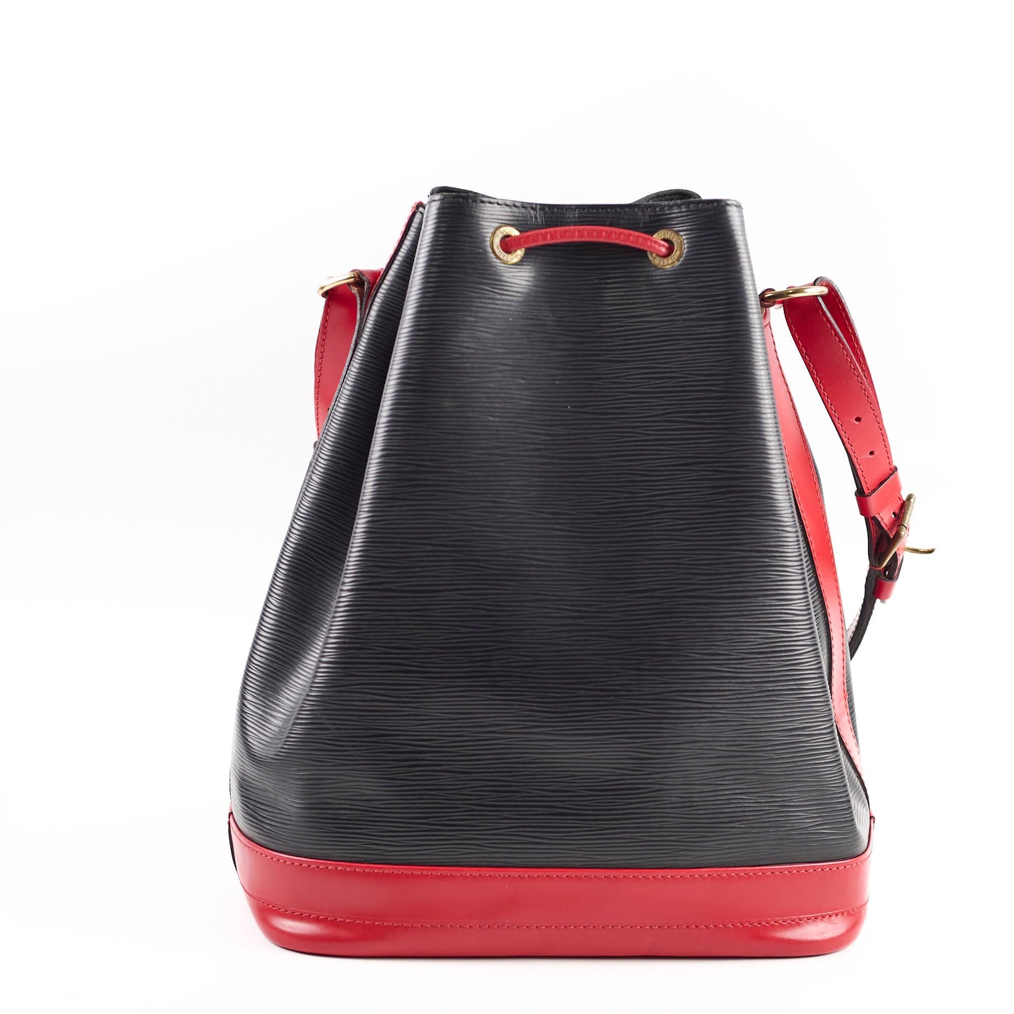 Louis Vuitton   Bucket Bag Black / Red Epi Leather