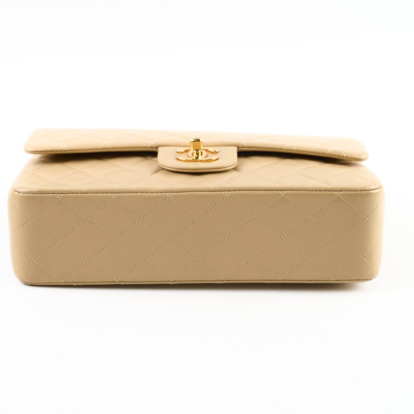 Chanel  Classic Flap Medium/Large M/L Beige - Series 3