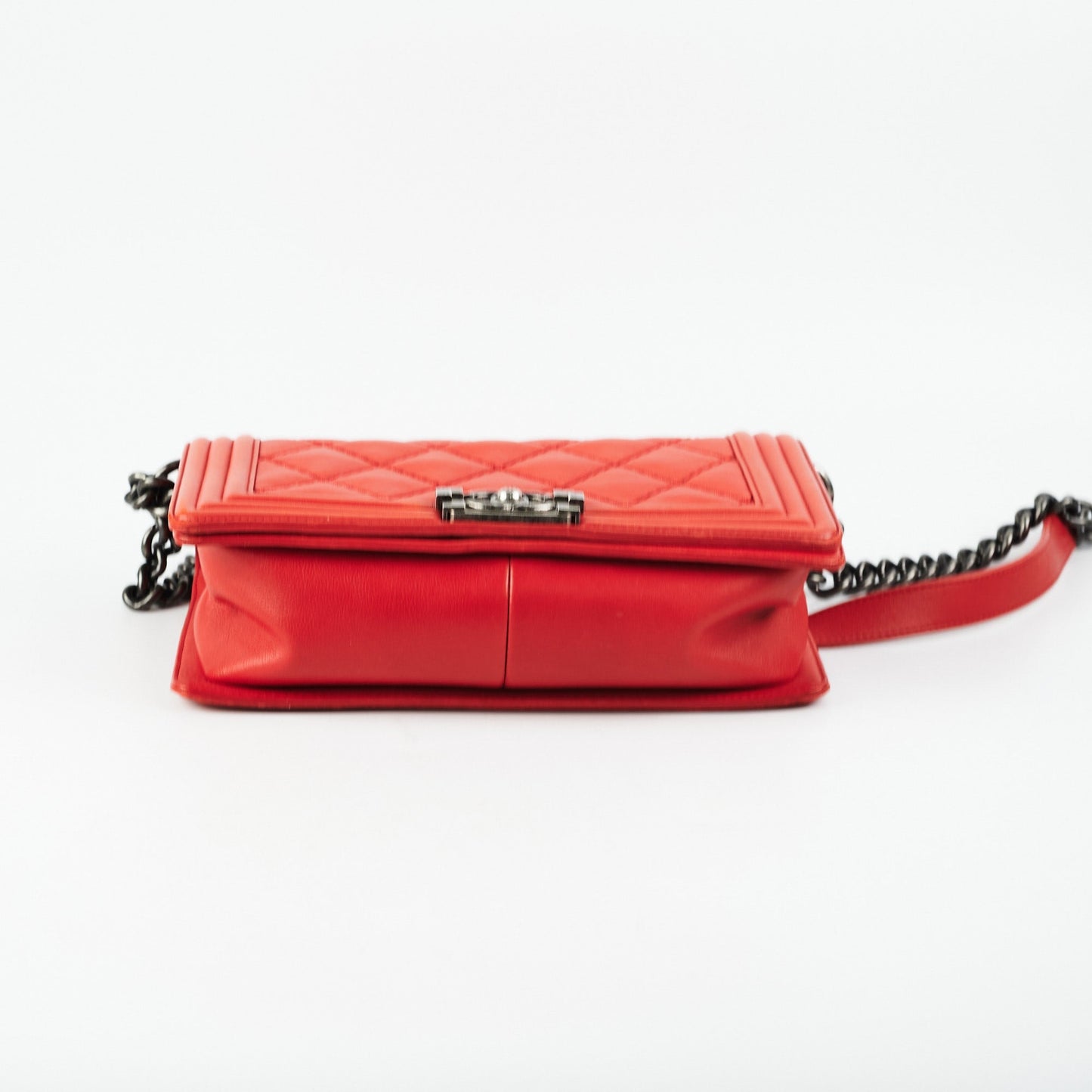 Chanel Boy Old Medium Red