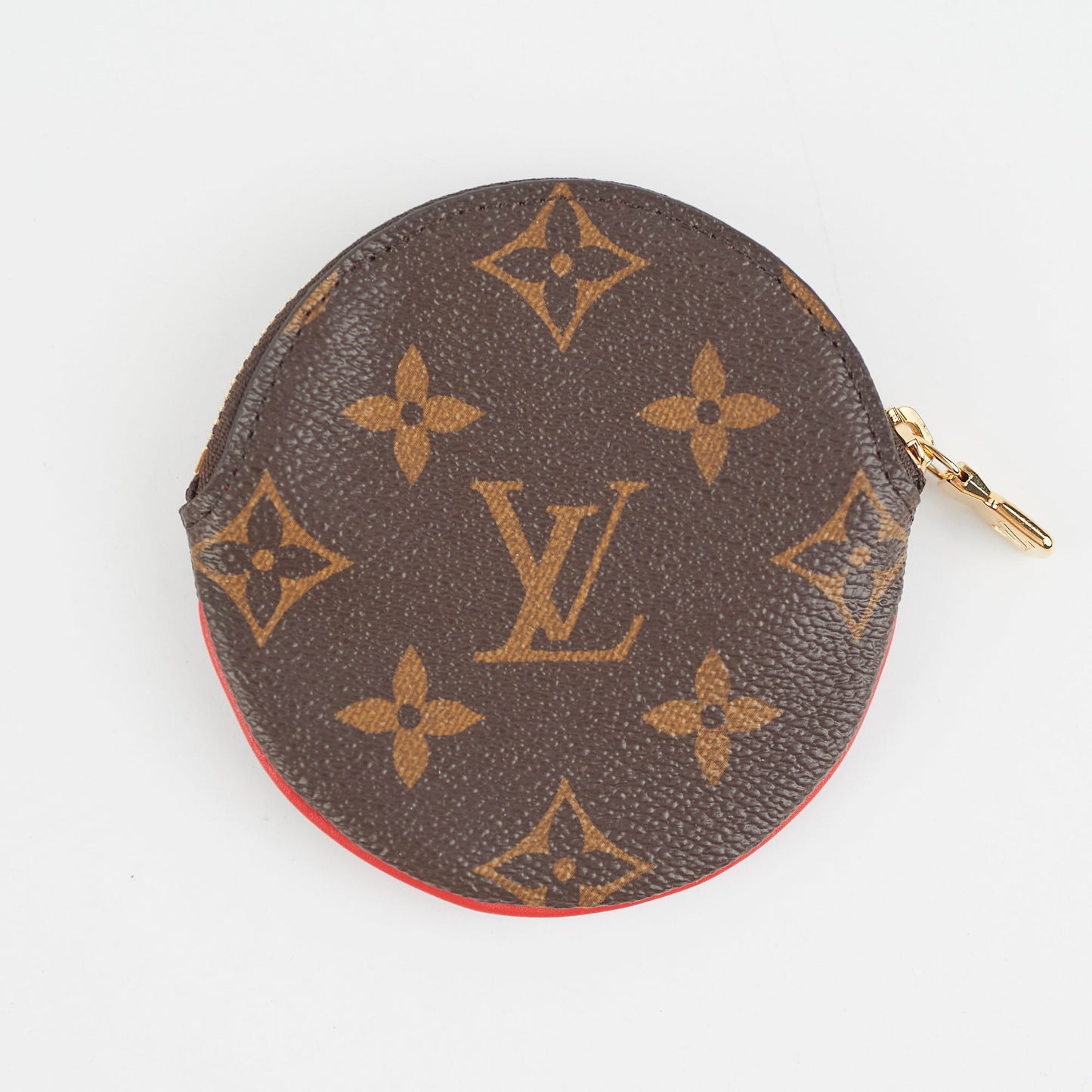 Louis Vuitton Christmas Edition Round Monogram Coin Purse