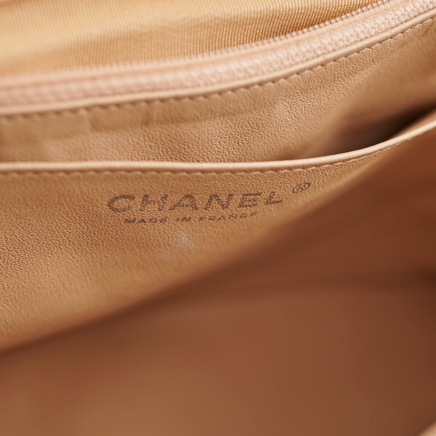 Chanel Jumbo Single Flap Caviar Beige - Series 13