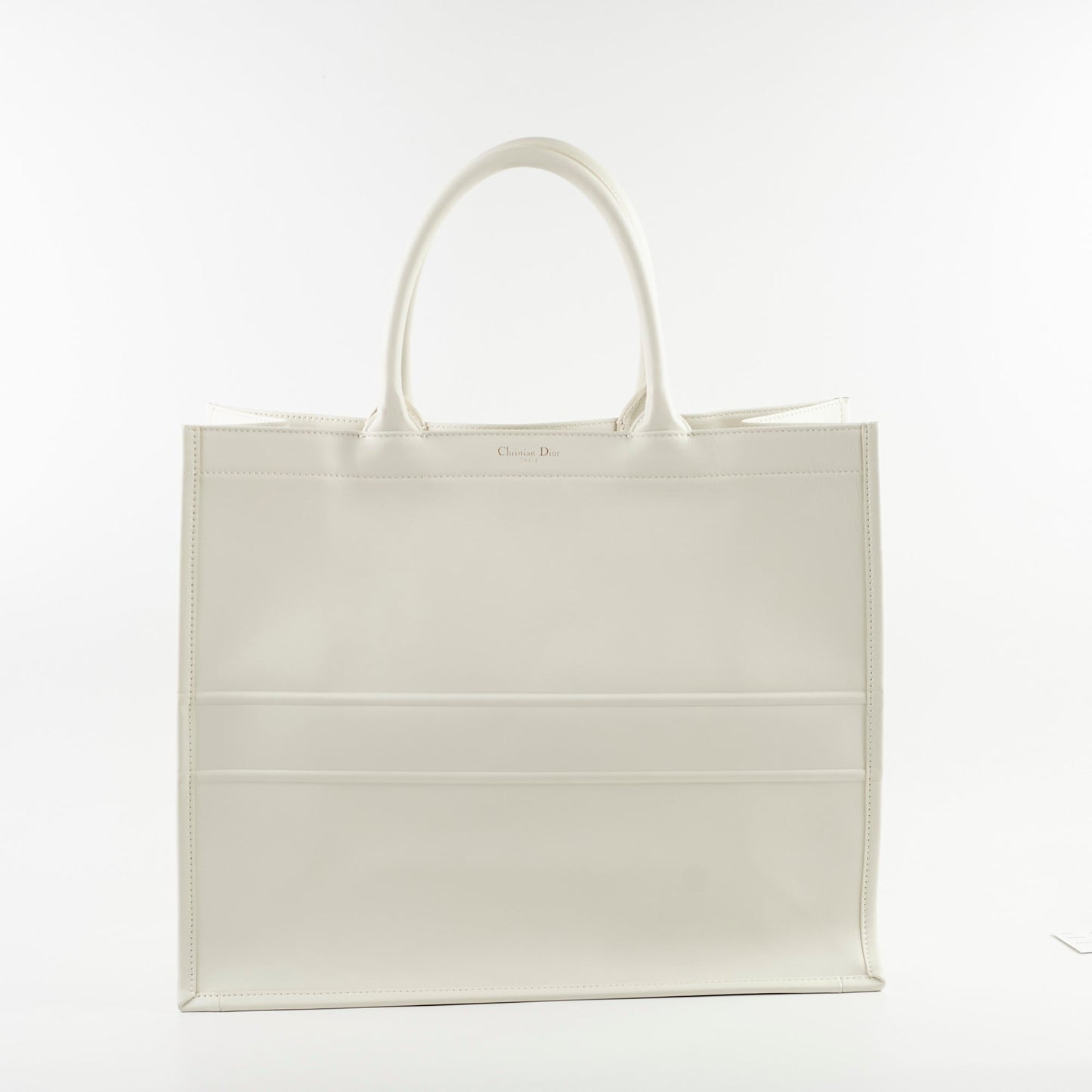Christian Dior Large Book Tote White