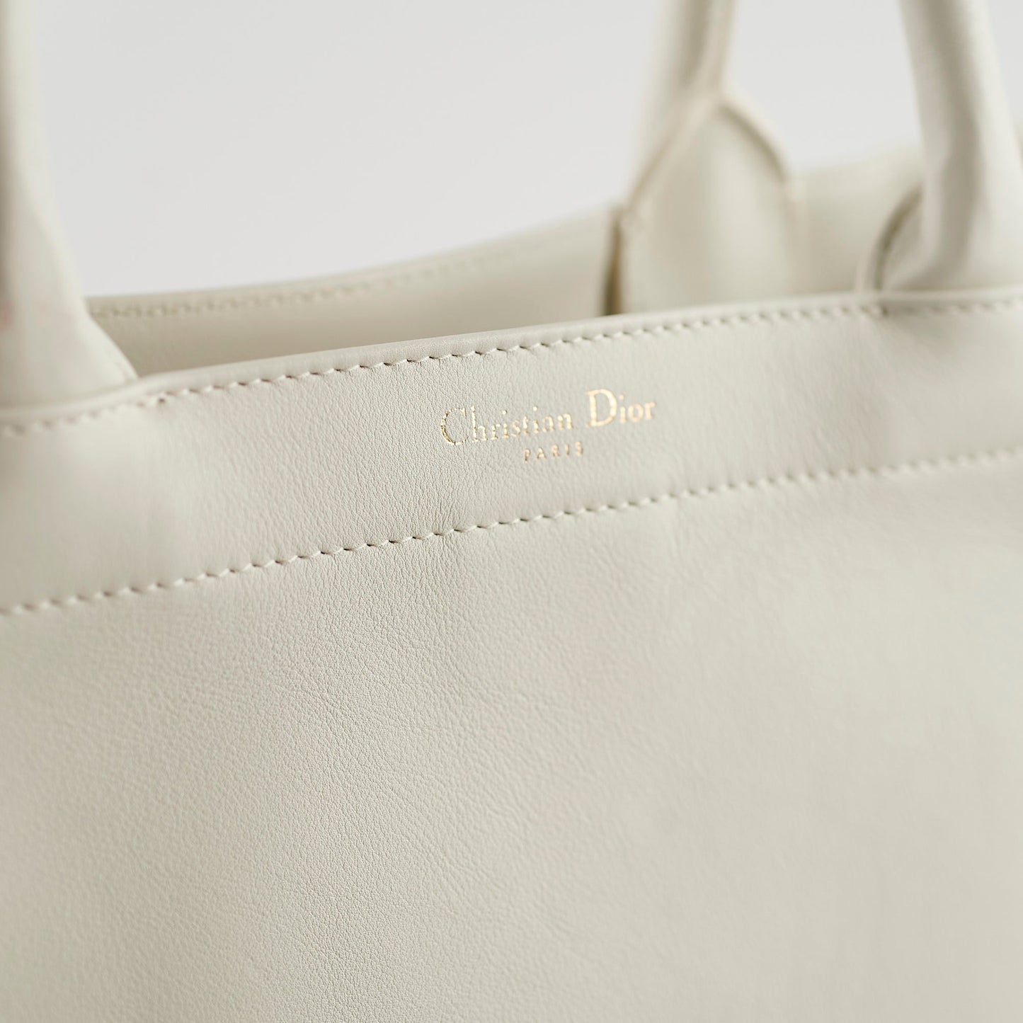 Christian Dior Large Book Tote White