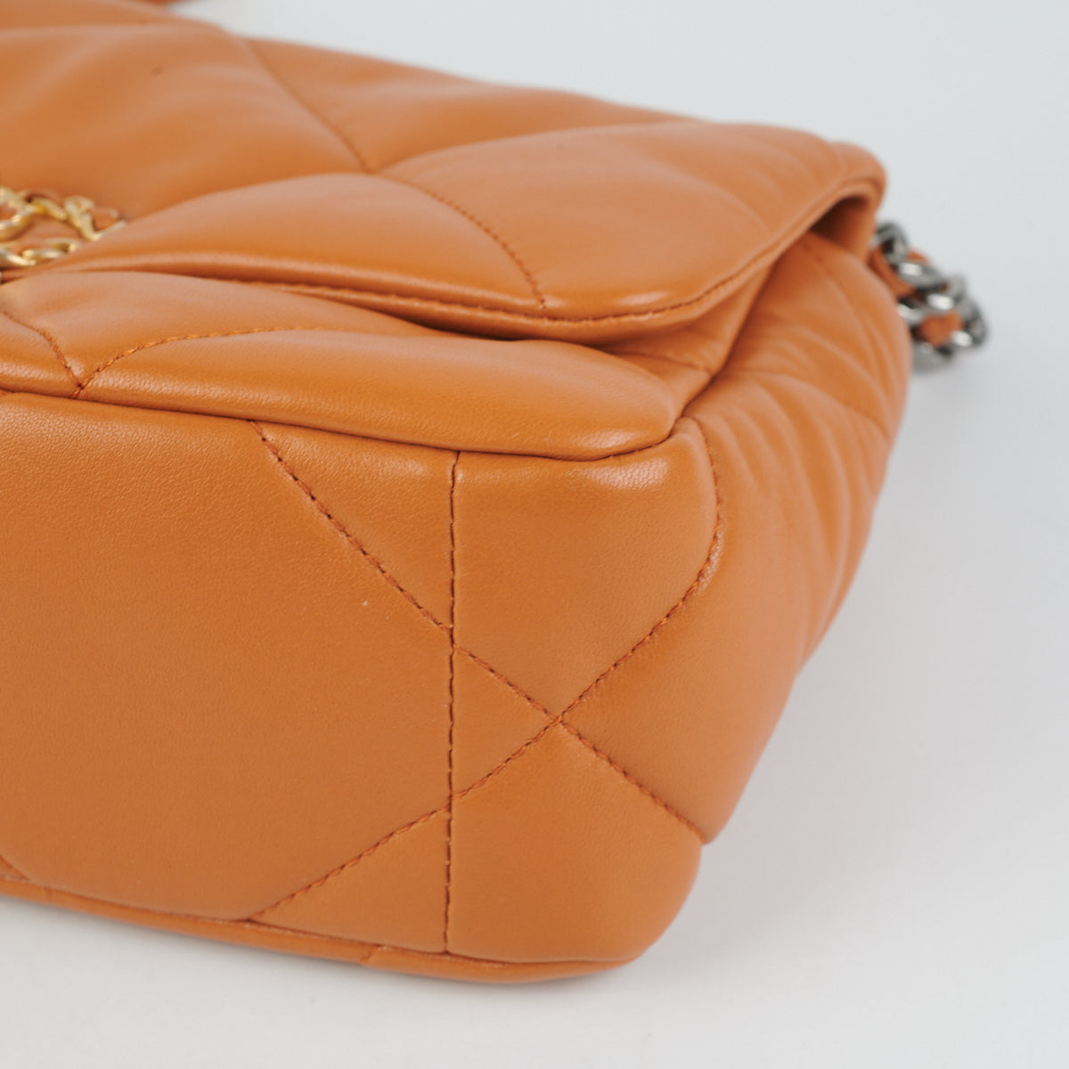 ITEM 21 - Chanel 19 Small Tan/Brown (Microchipped)