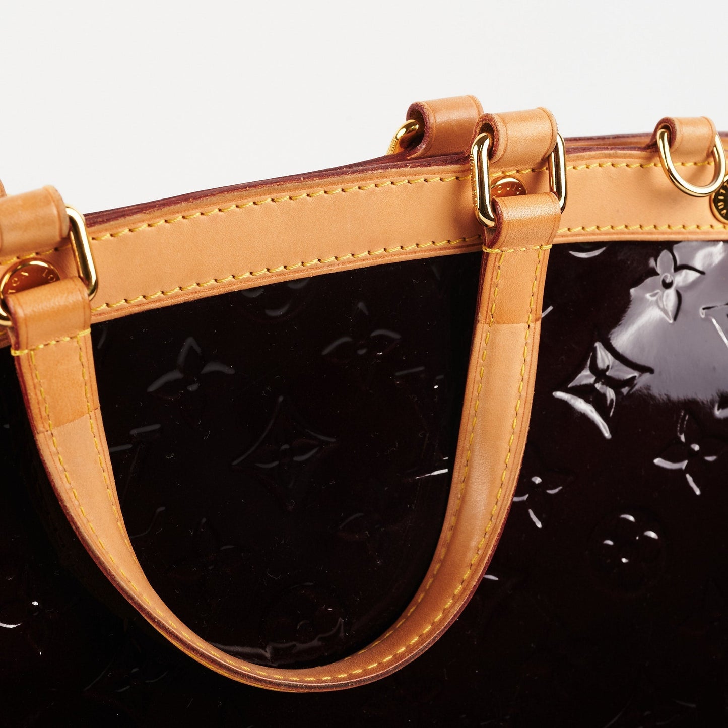 Louis Vuitton Brea MM Amarate Monogram Vernis