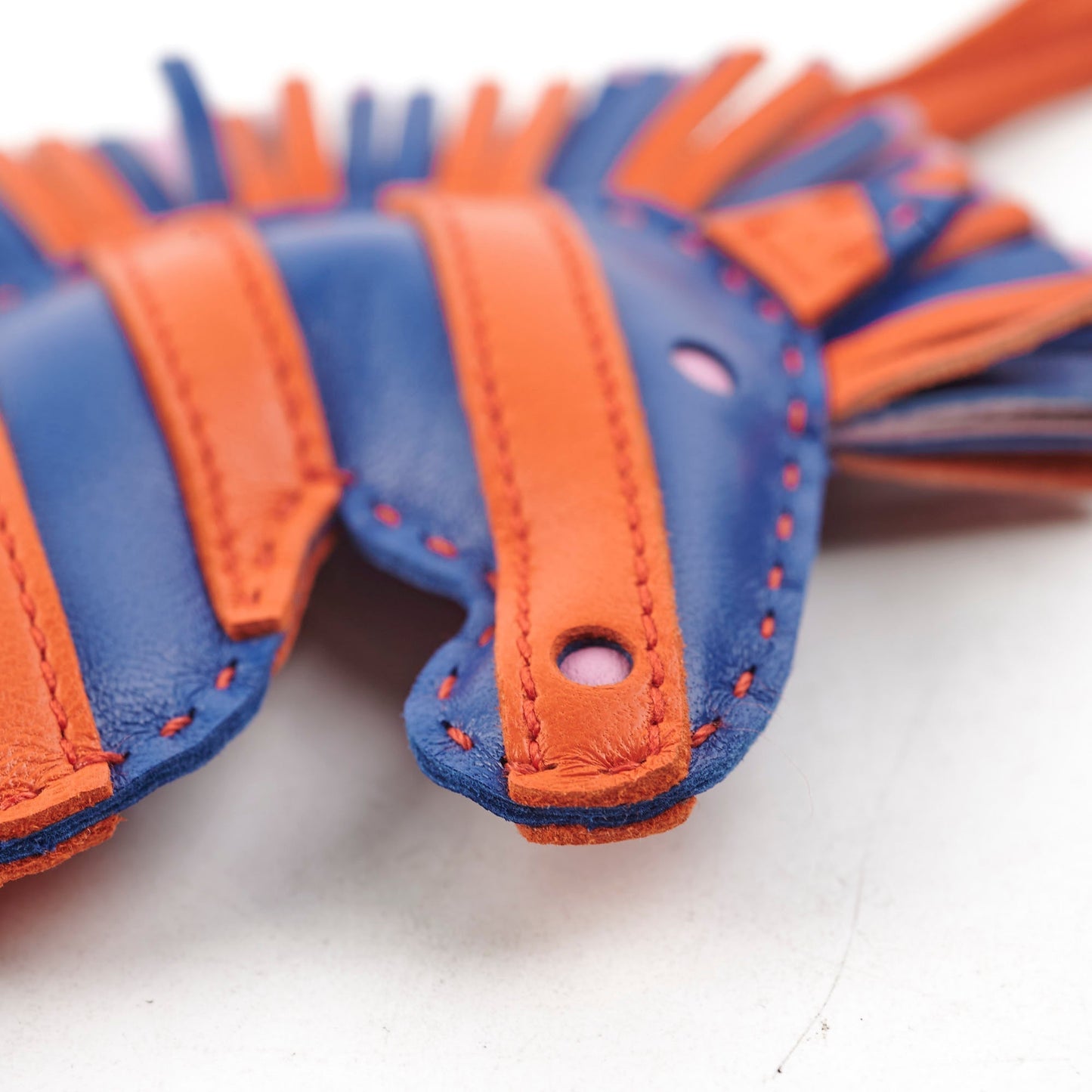 Hermes Horsehead Stripe Bag Charm - Z Stamp
