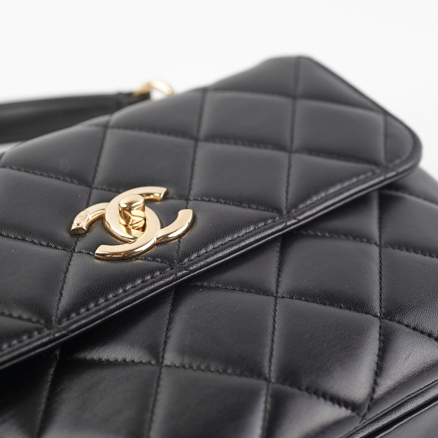 ITEM 32 - Chanel Small Trendy CC Black Quilted (Removable Strap)