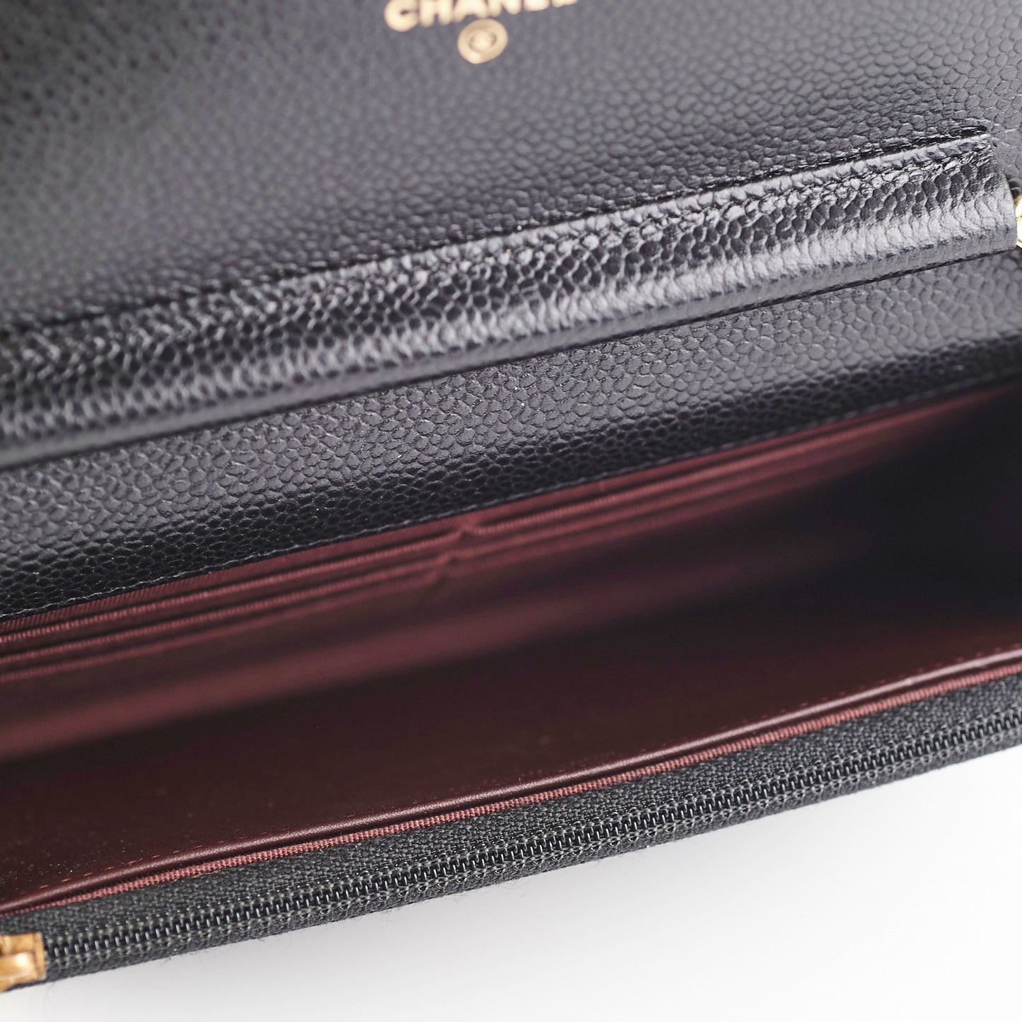 Chanel Wallet On Chain WOC Caviar Black Crossbody Bag