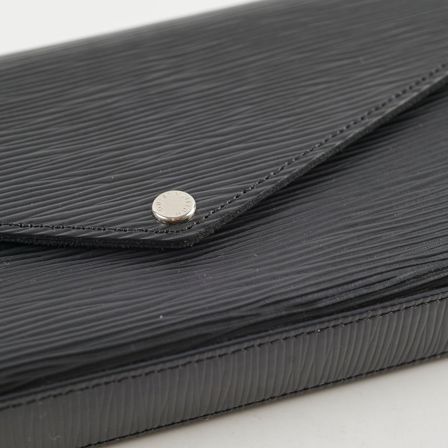 Louis Vuitton Pochette Felicie Black Epi Crossbody Bag